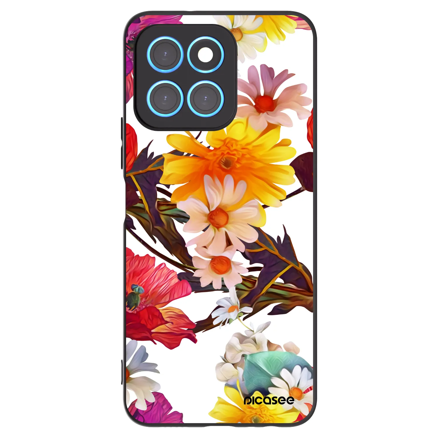 Picasee Μαύρη θήκη σιλικόνης για Honor X6 - Meadow