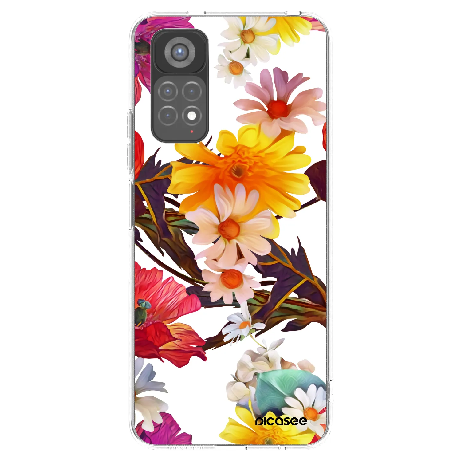 Picasee διαφανής θήκη σιλικόνης Xiaomi Redmi Note 11S 5G - Meadow