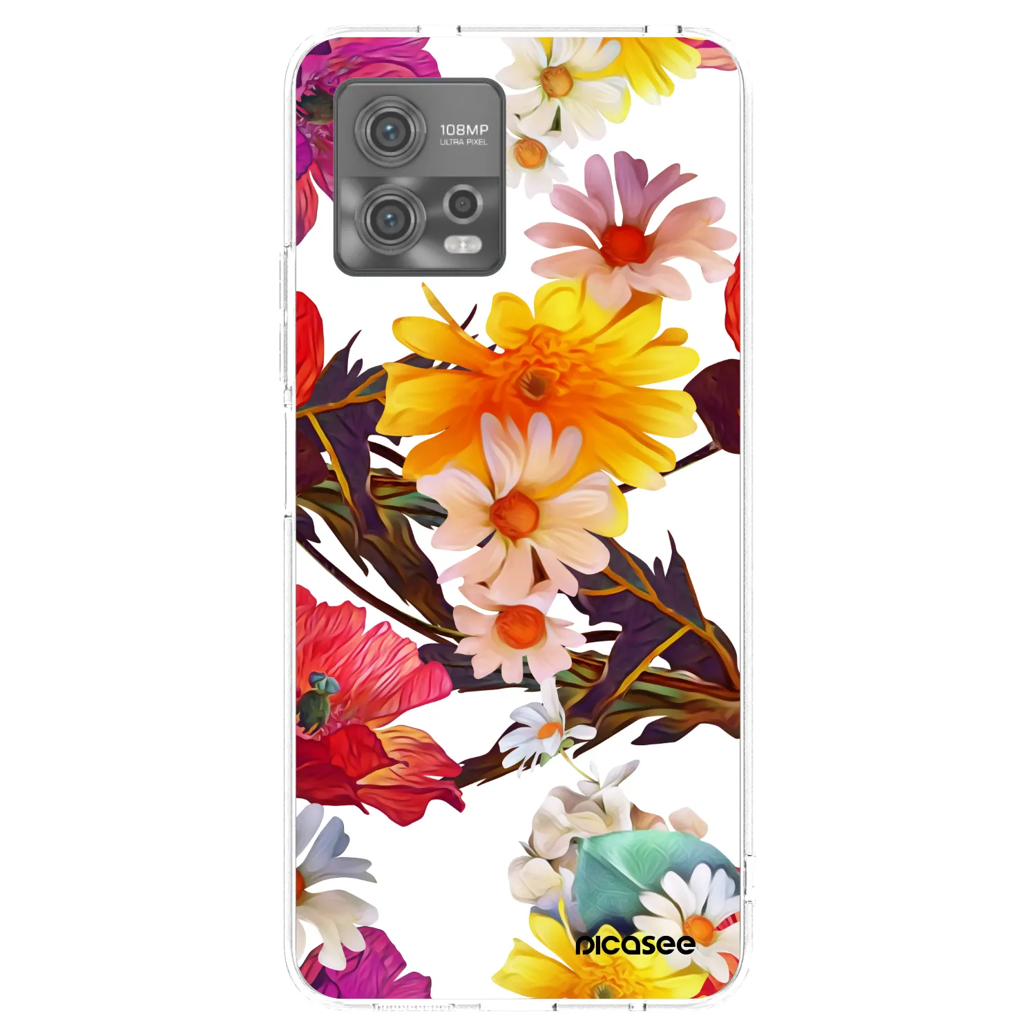 Picasee διαφανής θήκη σιλικόνης Motorola Moto G72 - Meadow