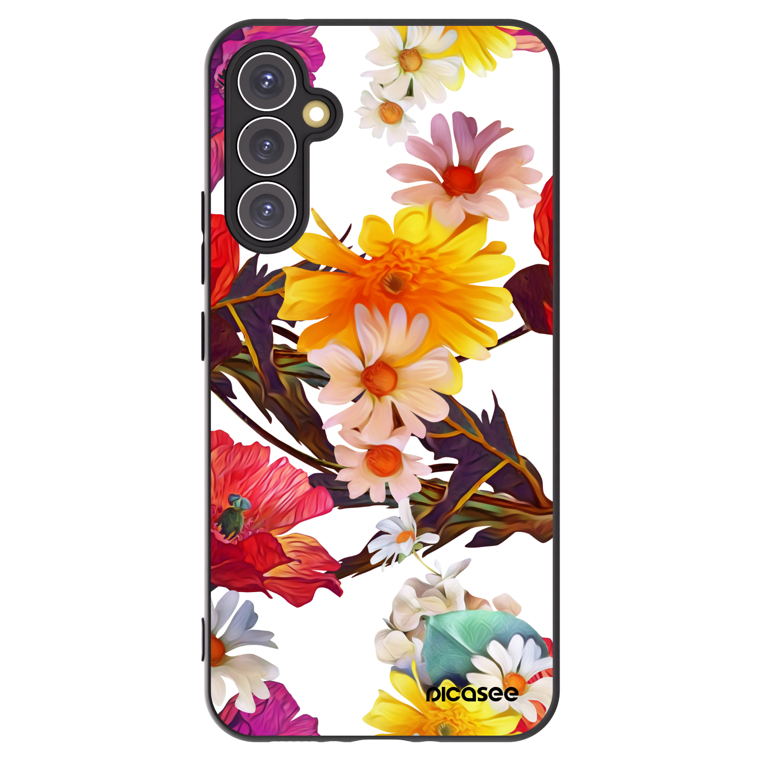 Picasee Μαύρη θήκη σιλικόνης για Samsung Galaxy A34 5G A346B - Meadow