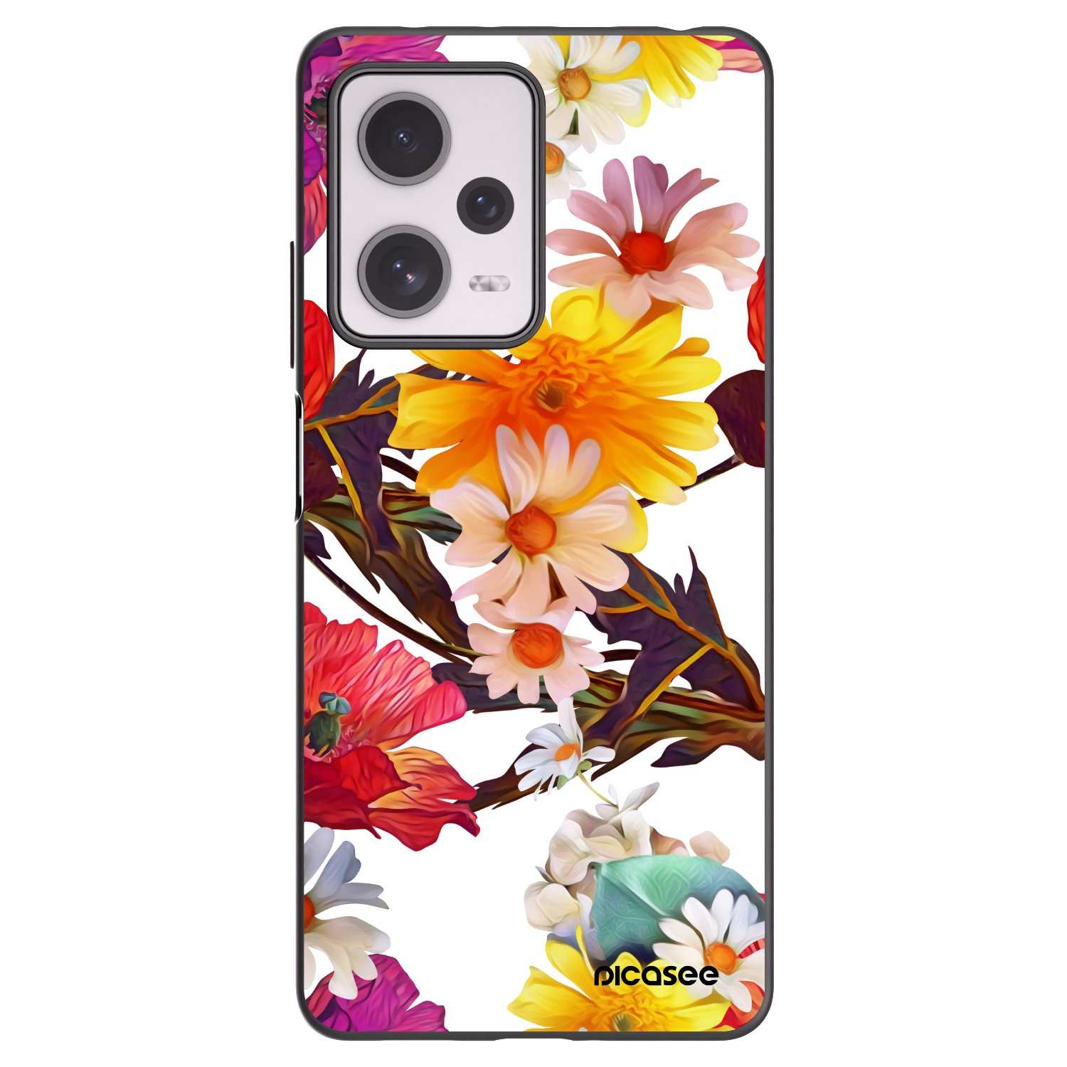 Picasee Μαύρη θήκη σιλικόνης για Xiaomi Redmi Note 12 Pro+ 5G - Meadow