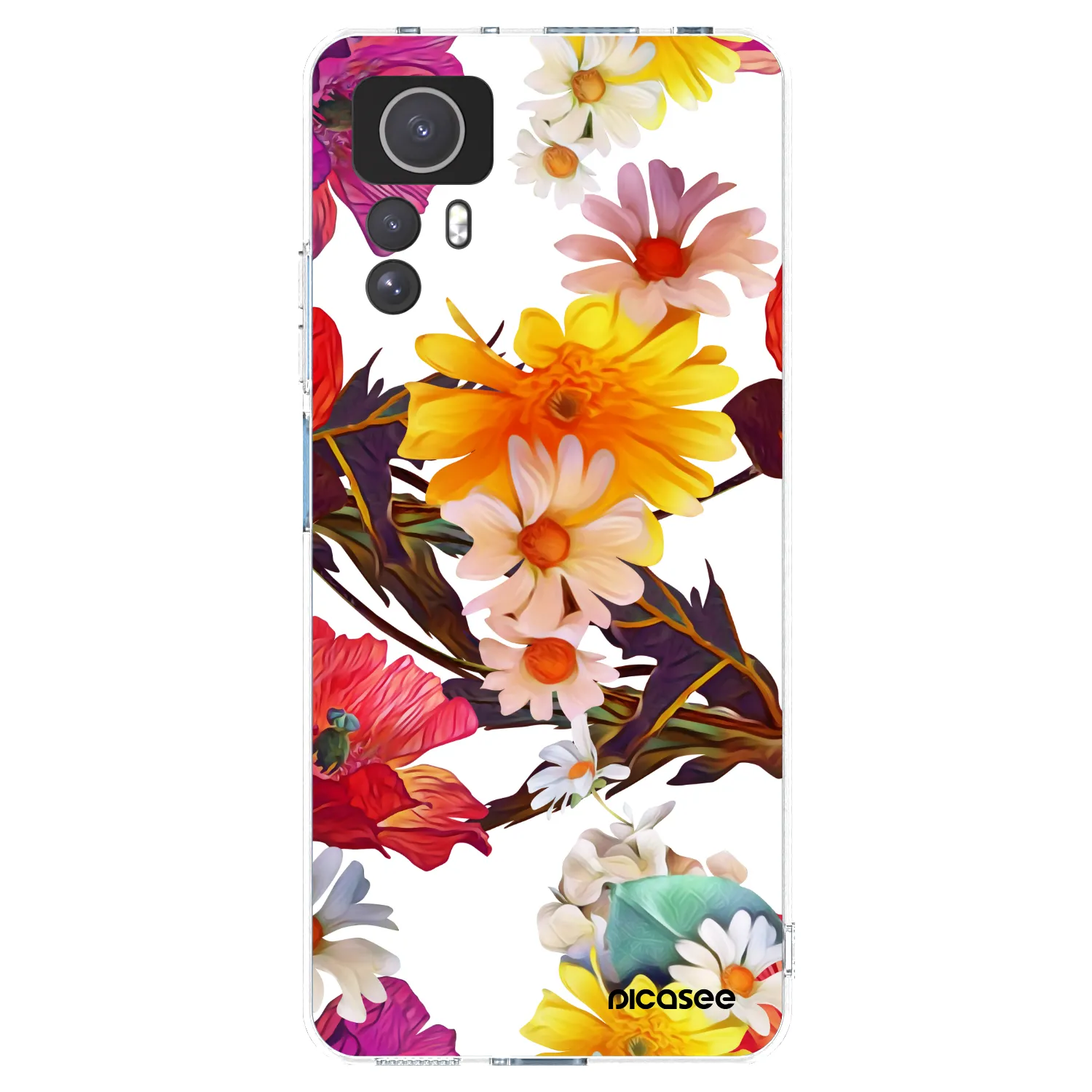 Picasee διαφανής θήκη σιλικόνης Xiaomi Redmi Note 12S - Meadow