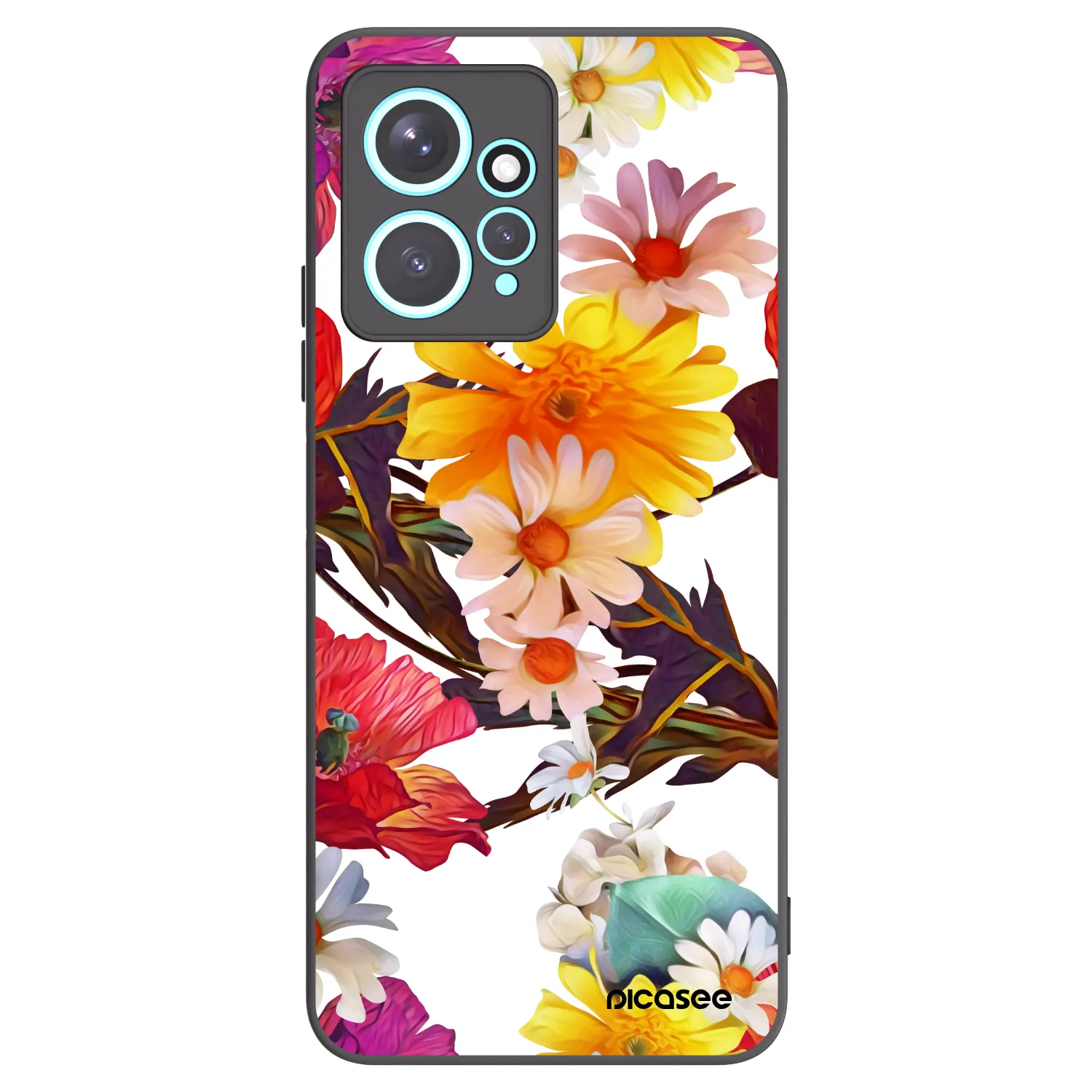 Picasee Μαύρη θήκη σιλικόνης για Xiaomi Redmi Note 12 4G - Meadow