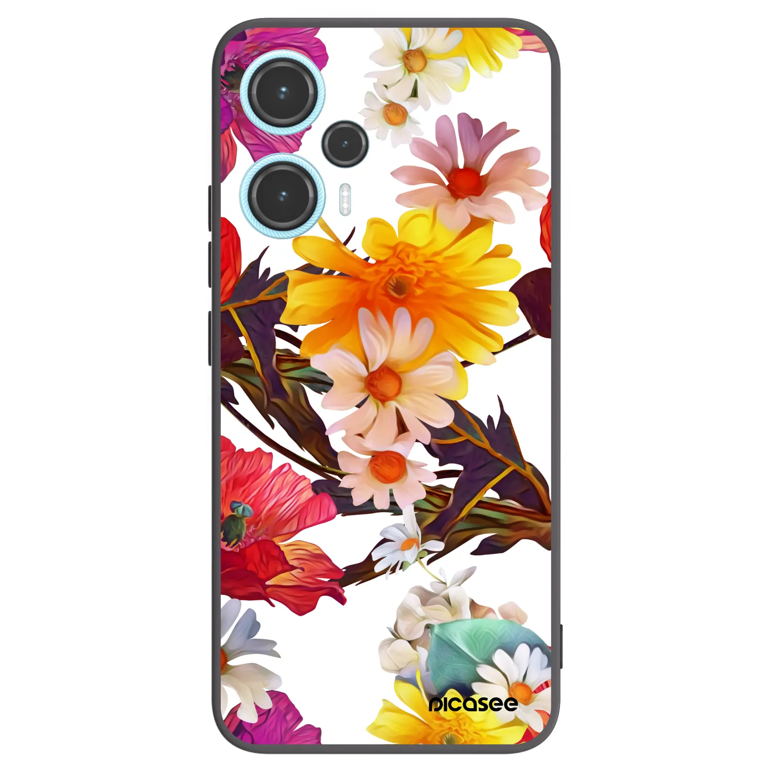 Picasee Μαύρη θήκη σιλικόνης για Xiaomi Poco F5 - Meadow