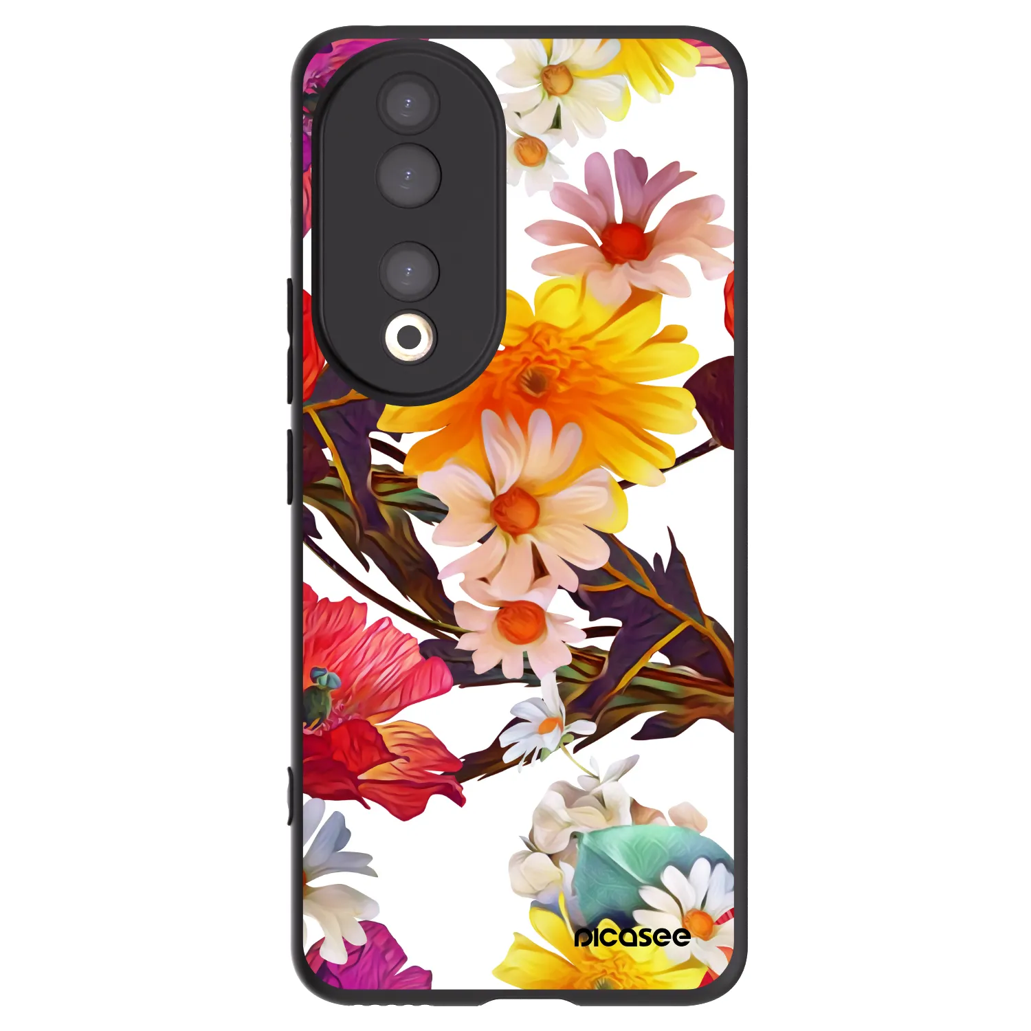 Picasee Μαύρη θήκη σιλικόνης για Honor 90 5G - Meadow