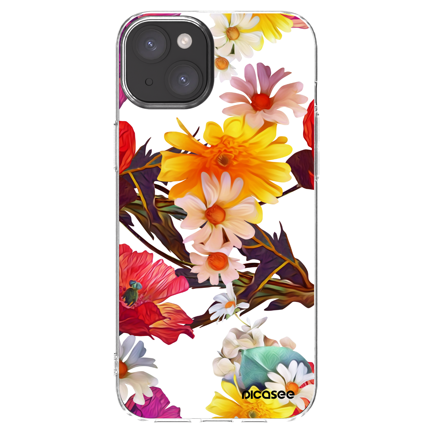 Picasee διαφανής θήκη σιλικόνης Apple iPhone 15 Plus - Meadow