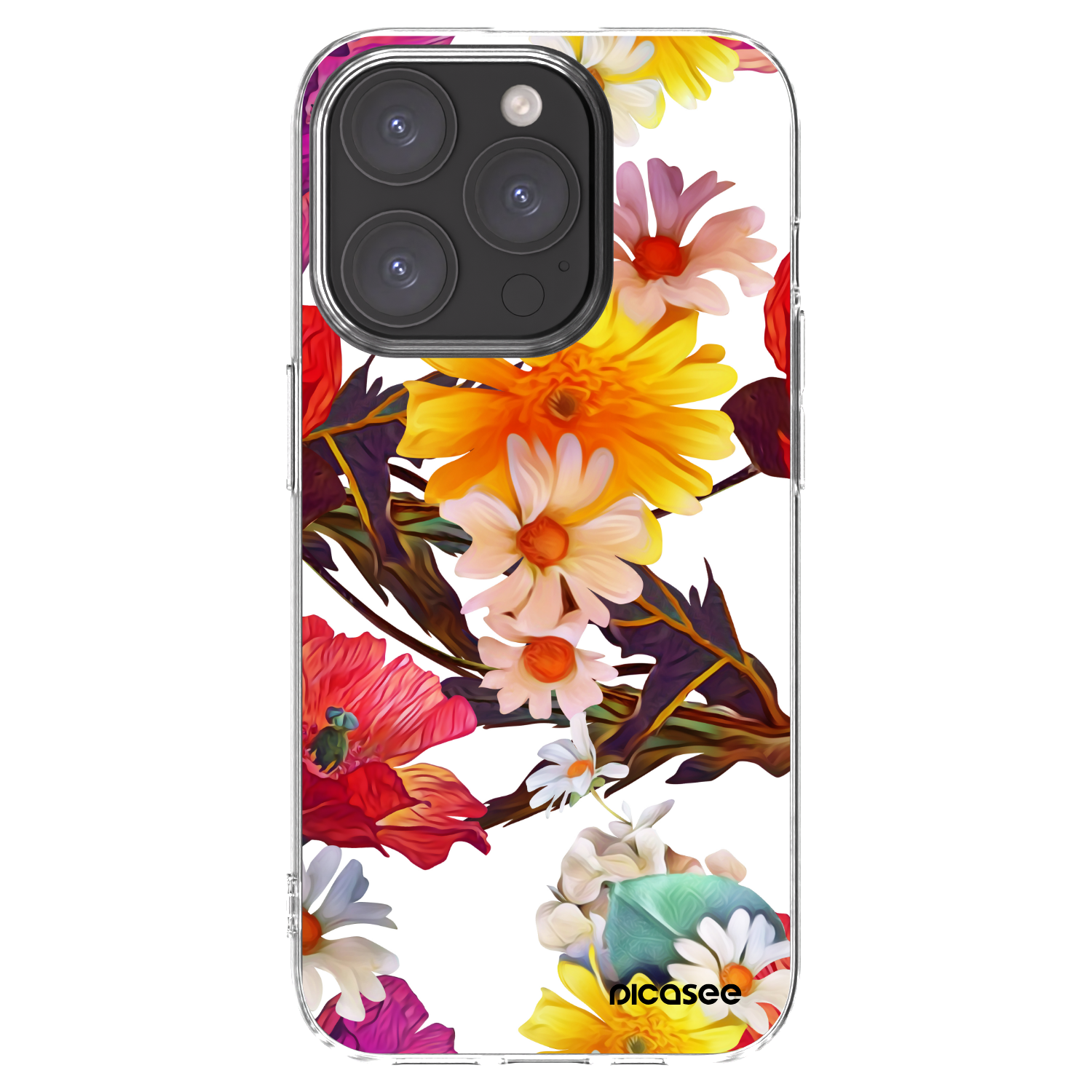 Picasee διαφανής θήκη σιλικόνης Apple iPhone 15 Pro - Meadow