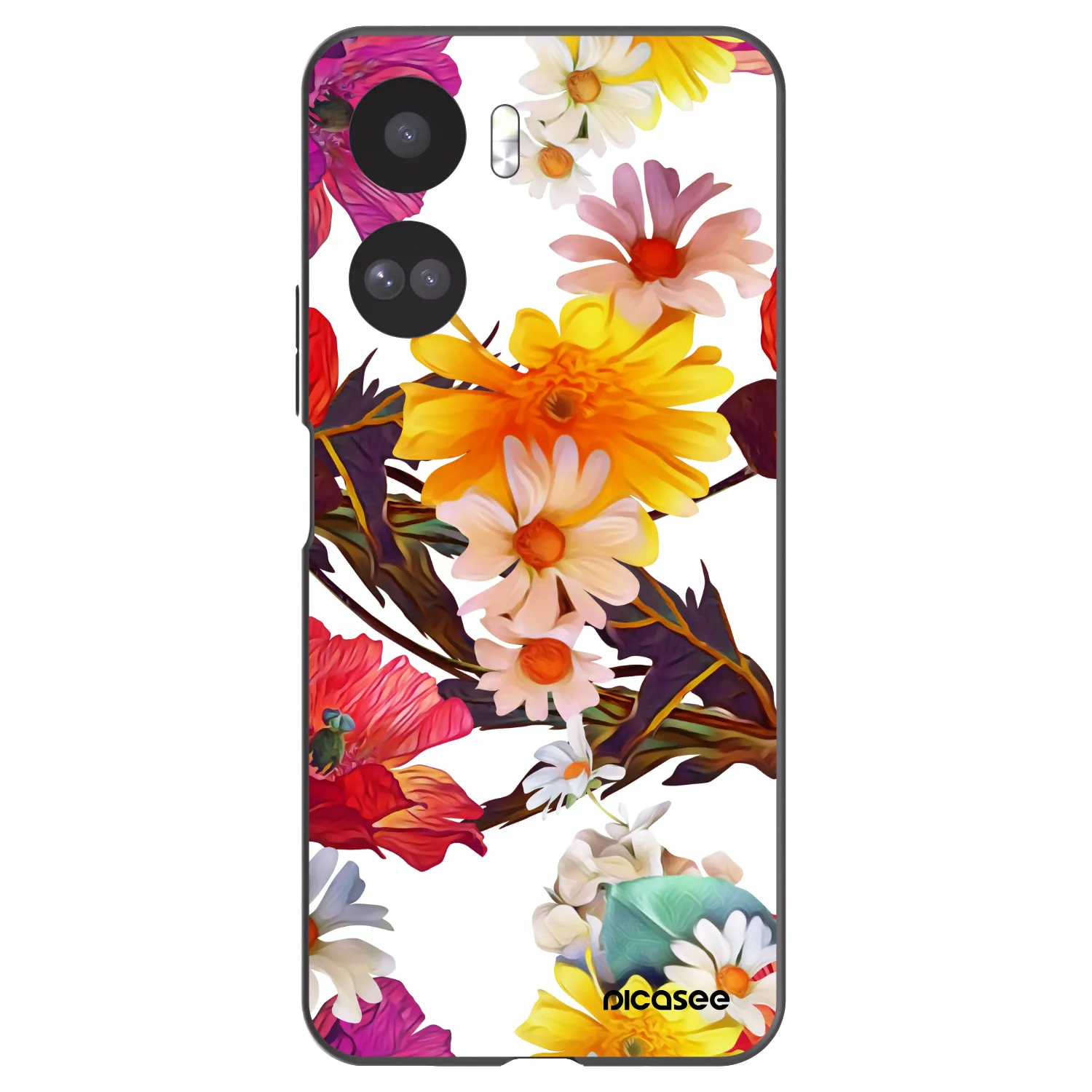 Picasee Μαύρη θήκη σιλικόνης για Honor 90 Lite 5G - Meadow