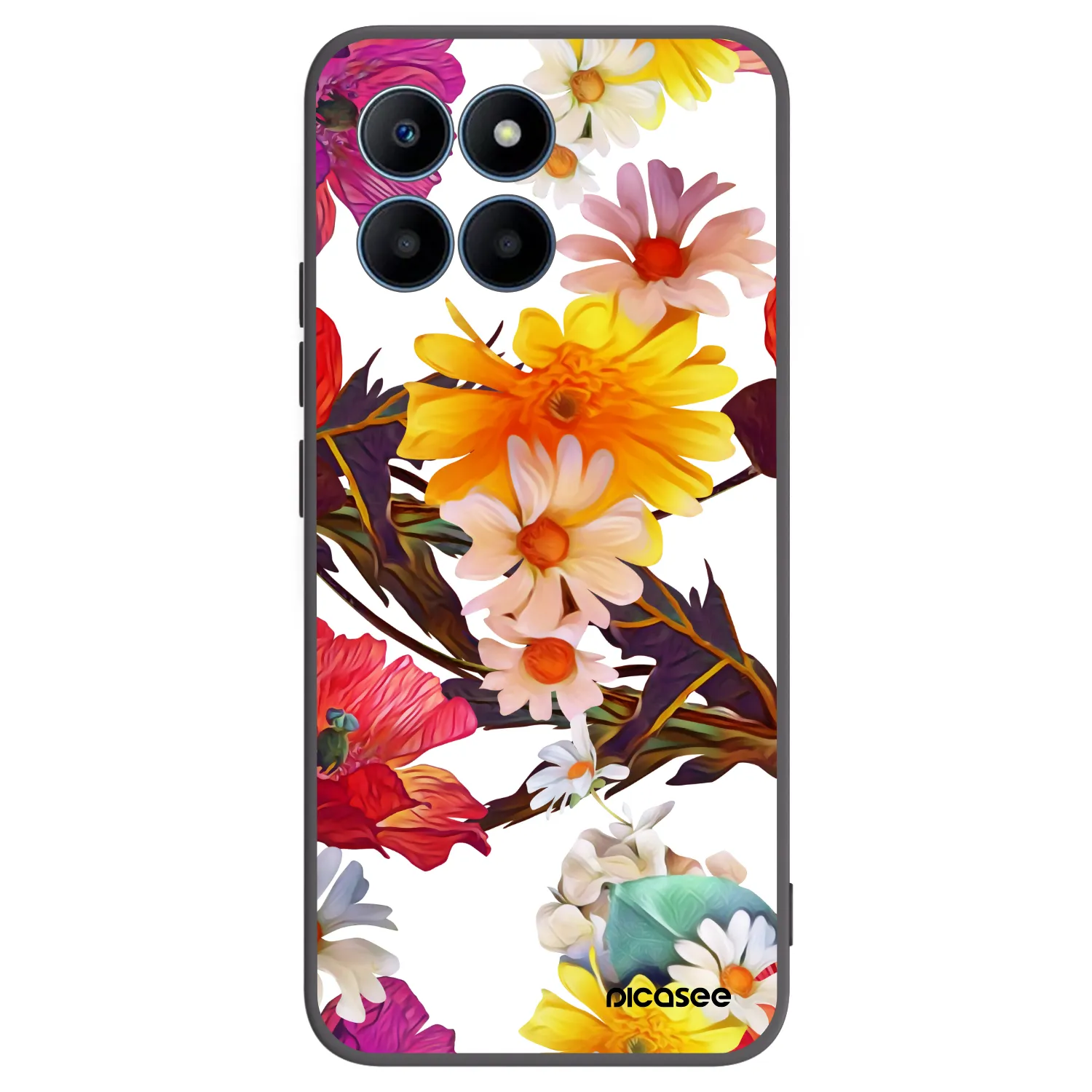 Picasee Μαύρη θήκη σιλικόνης για Honor 70 Lite - Meadow
