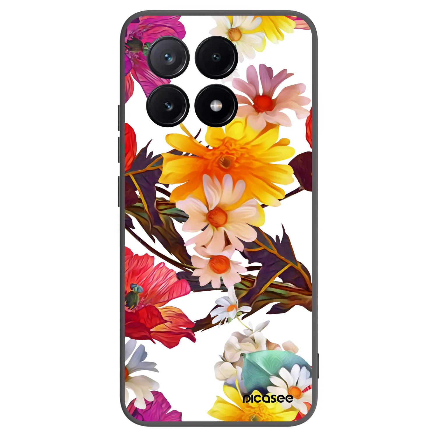 Picasee Μαύρη θήκη σιλικόνης για Xiaomi Poco X6 Pro - Meadow