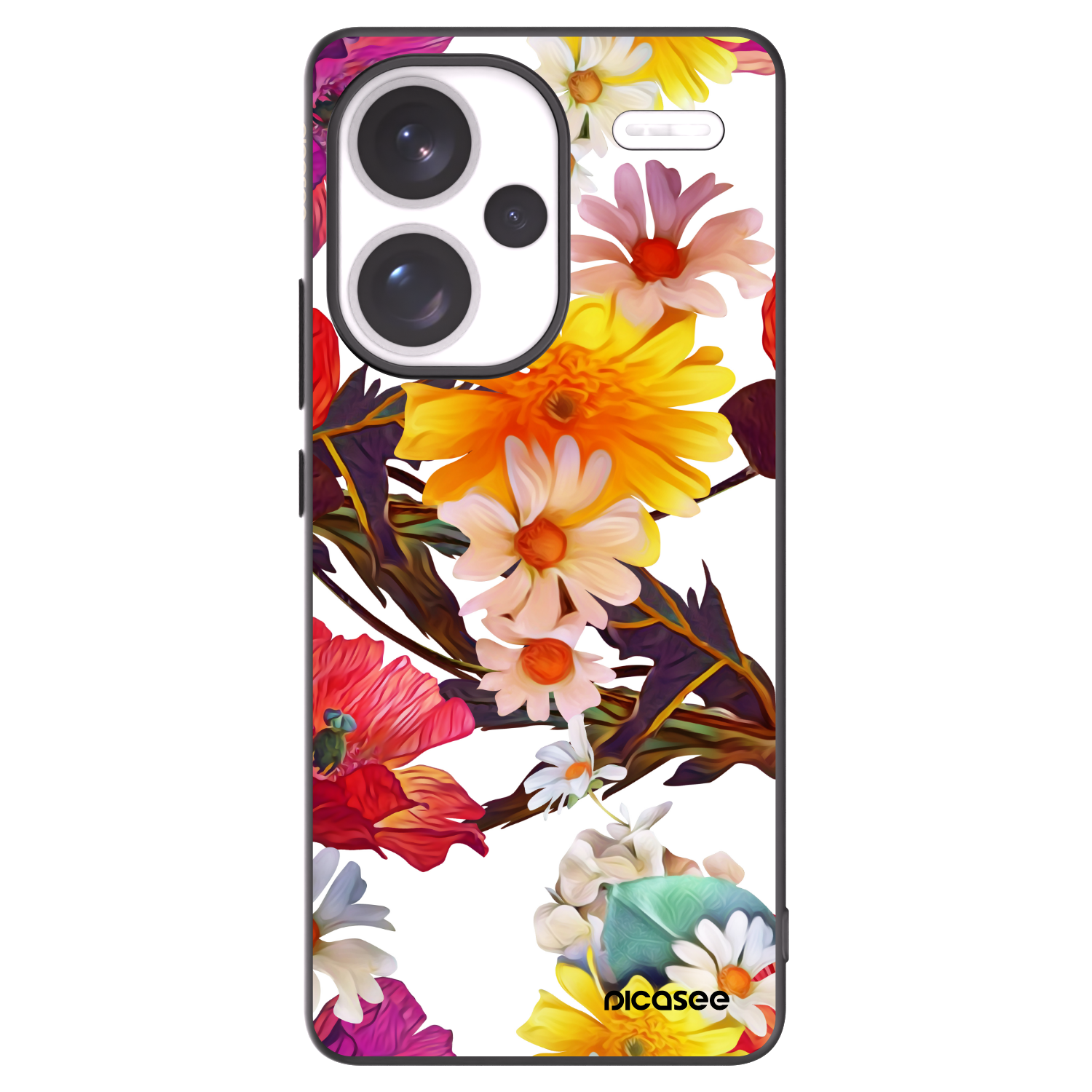 Picasee Μαύρη θήκη σιλικόνης για Xiaomi Redmi Note 13 Pro+ 5G - Meadow