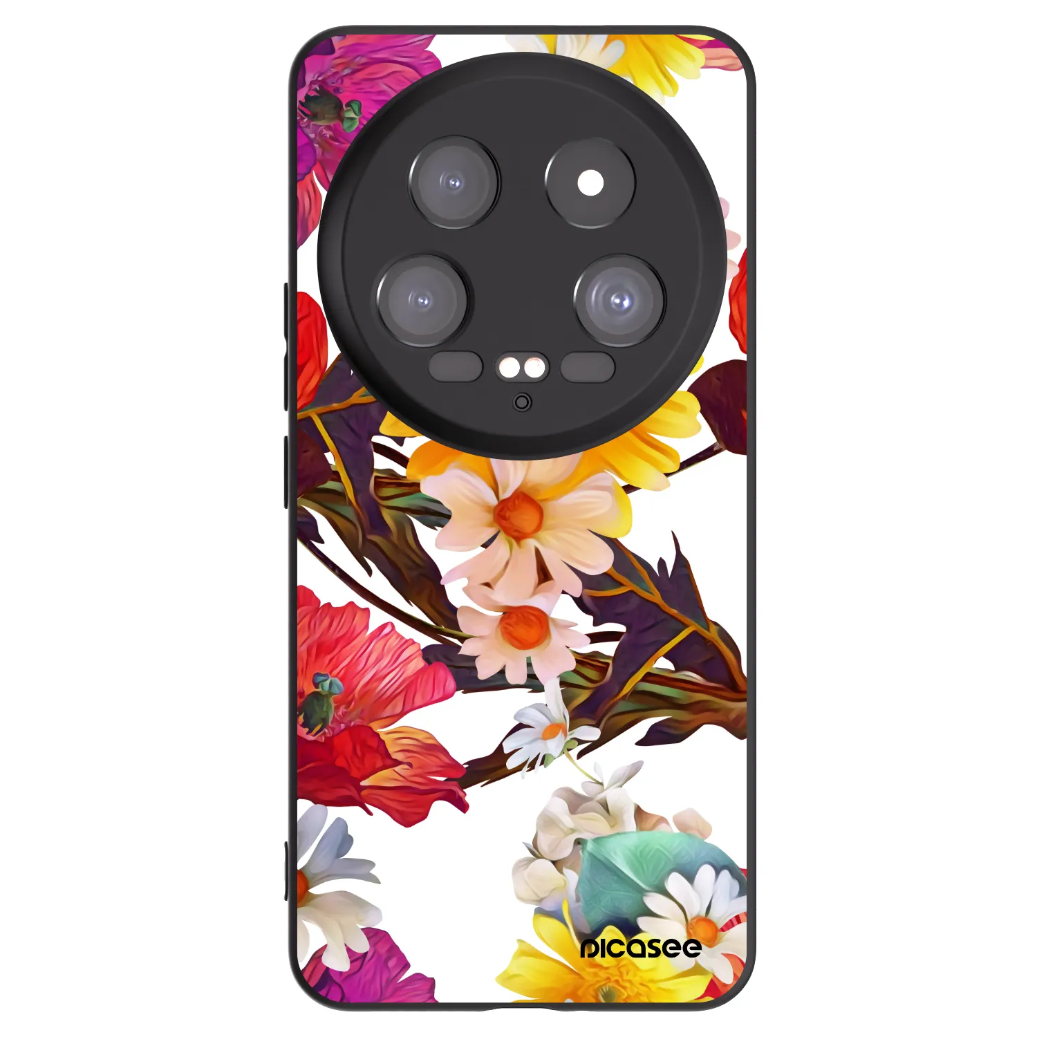 Picasee Μαύρη θήκη σιλικόνης για Xiaomi 14 Ultra - Meadow