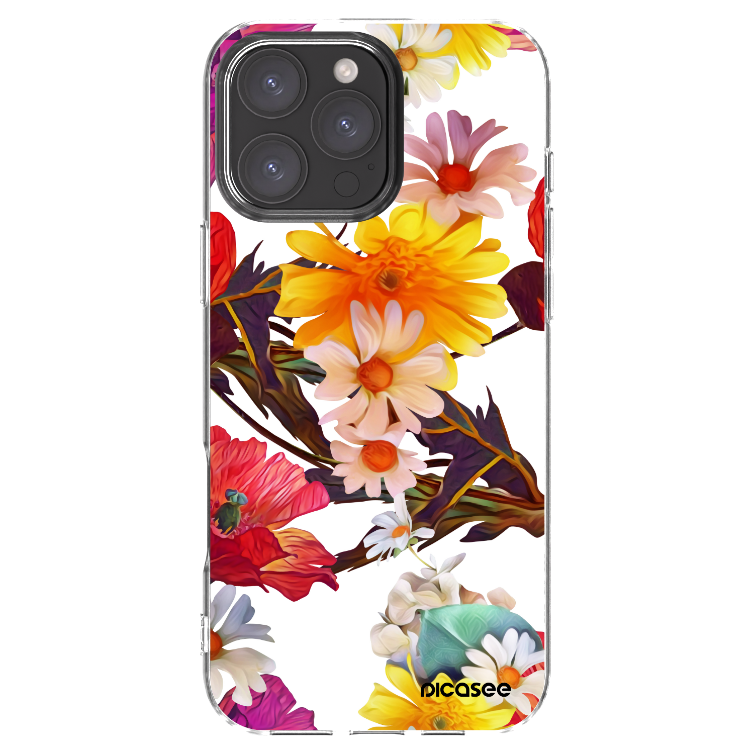 Picasee διαφανής θήκη σιλικόνης Apple iPhone 16 Pro Max - Meadow