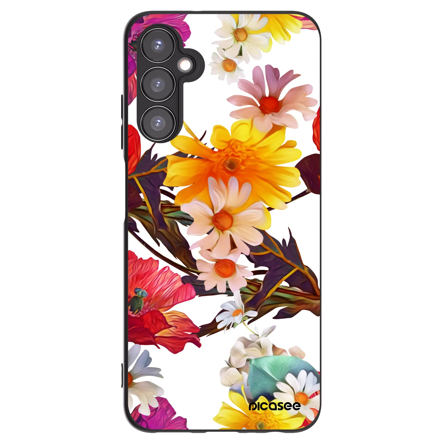 Picasee Μαύρη θήκη σιλικόνης για Samsung Galaxy A05s A057G - Meadow