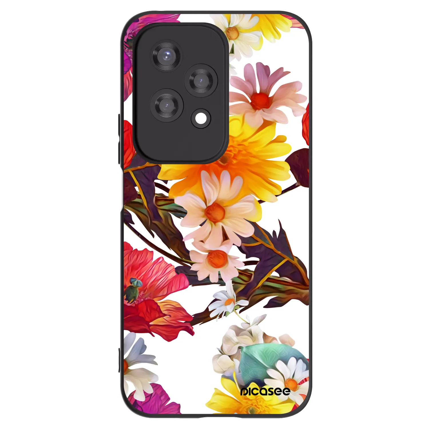 Picasee Μαύρη θήκη σιλικόνης για Honor 200 Lite - Meadow