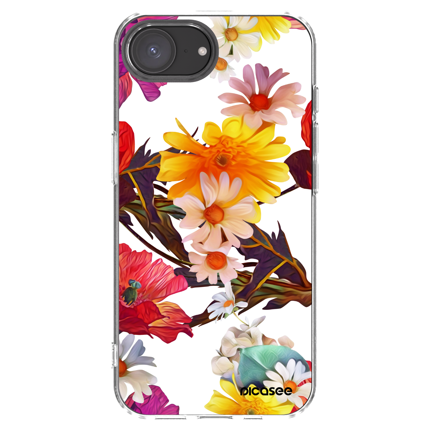 Picasee διαφανής θήκη σιλικόνης Apple iPhone 16e - Meadow