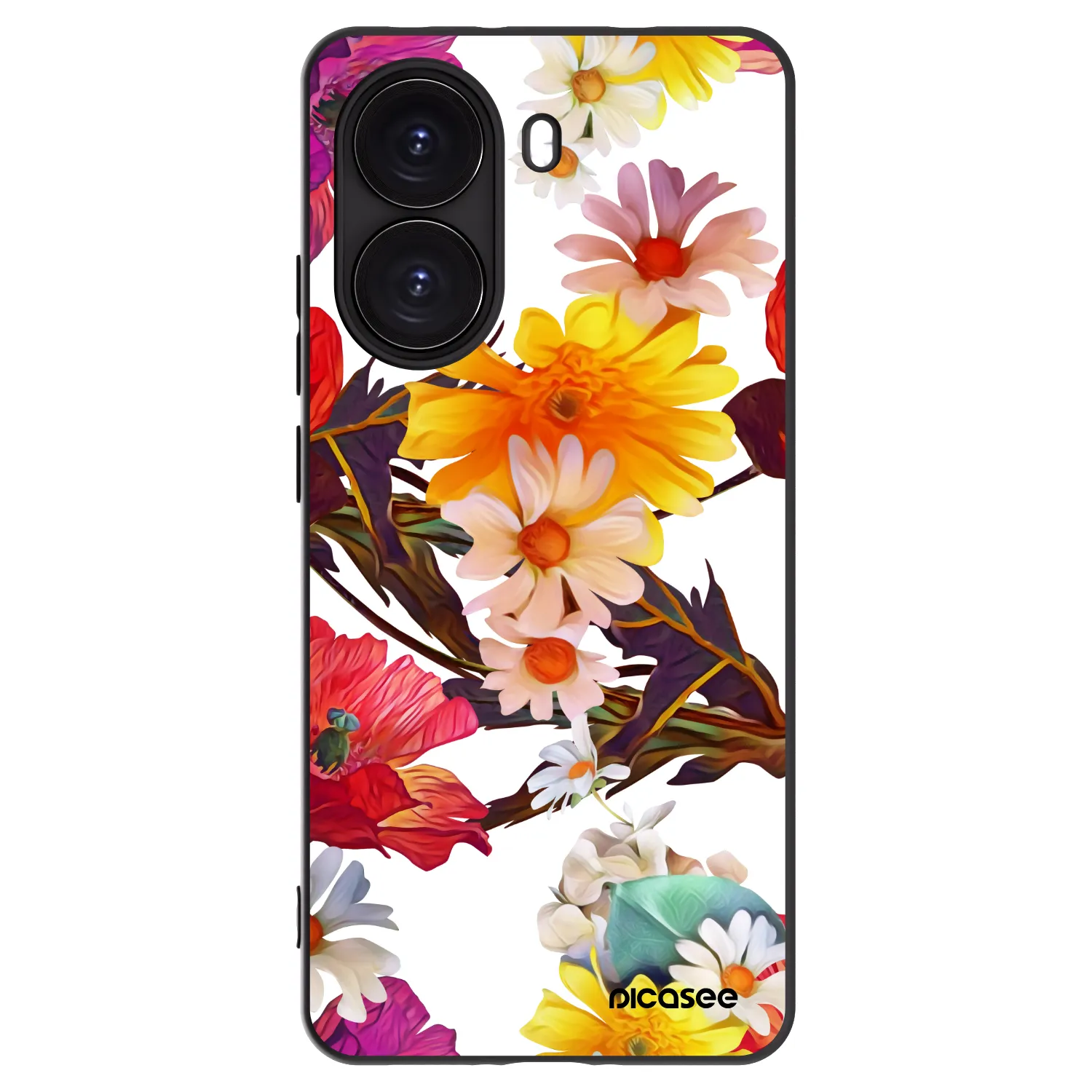 Picasee Μαύρη θήκη σιλικόνης για Xiaomi Poco X7 Pro 5G - Meadow