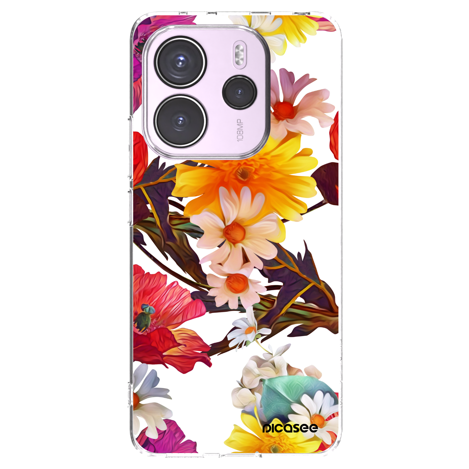 Picasee διαφανής θήκη σιλικόνης Xiaomi Redmi Note 14 4G - Meadow