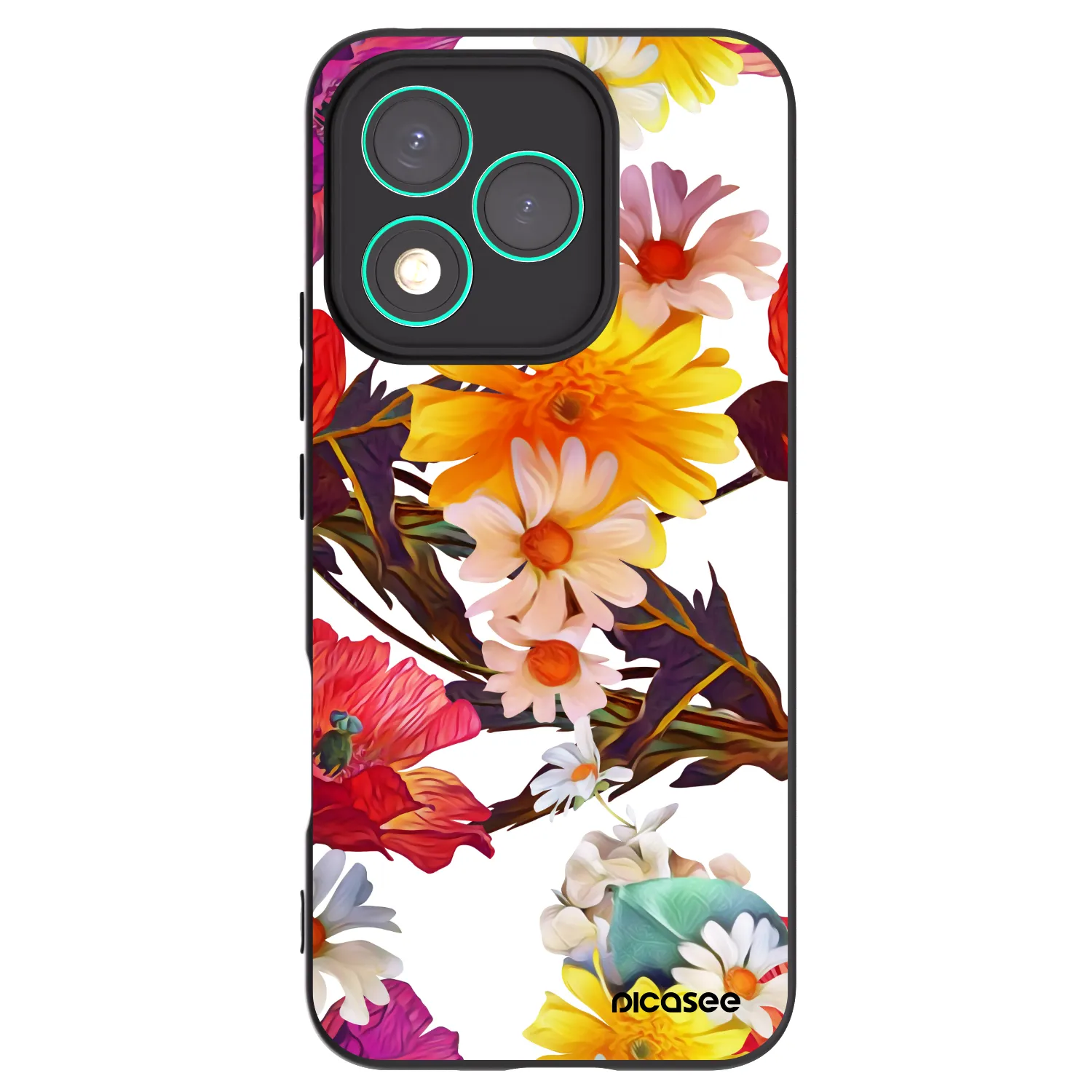 Picasee Μαύρη θήκη σιλικόνης για Honor 400 Lite 5G - Meadow