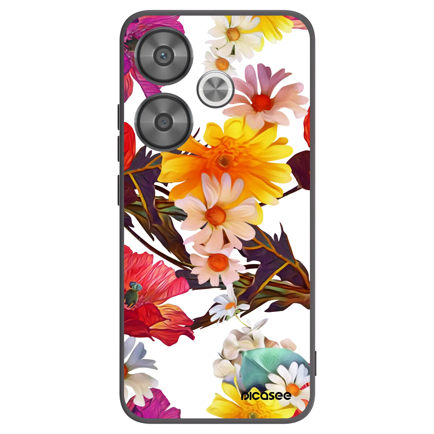Picasee Μαύρη θήκη σιλικόνης για Xiaomi Poco F6 - Meadow