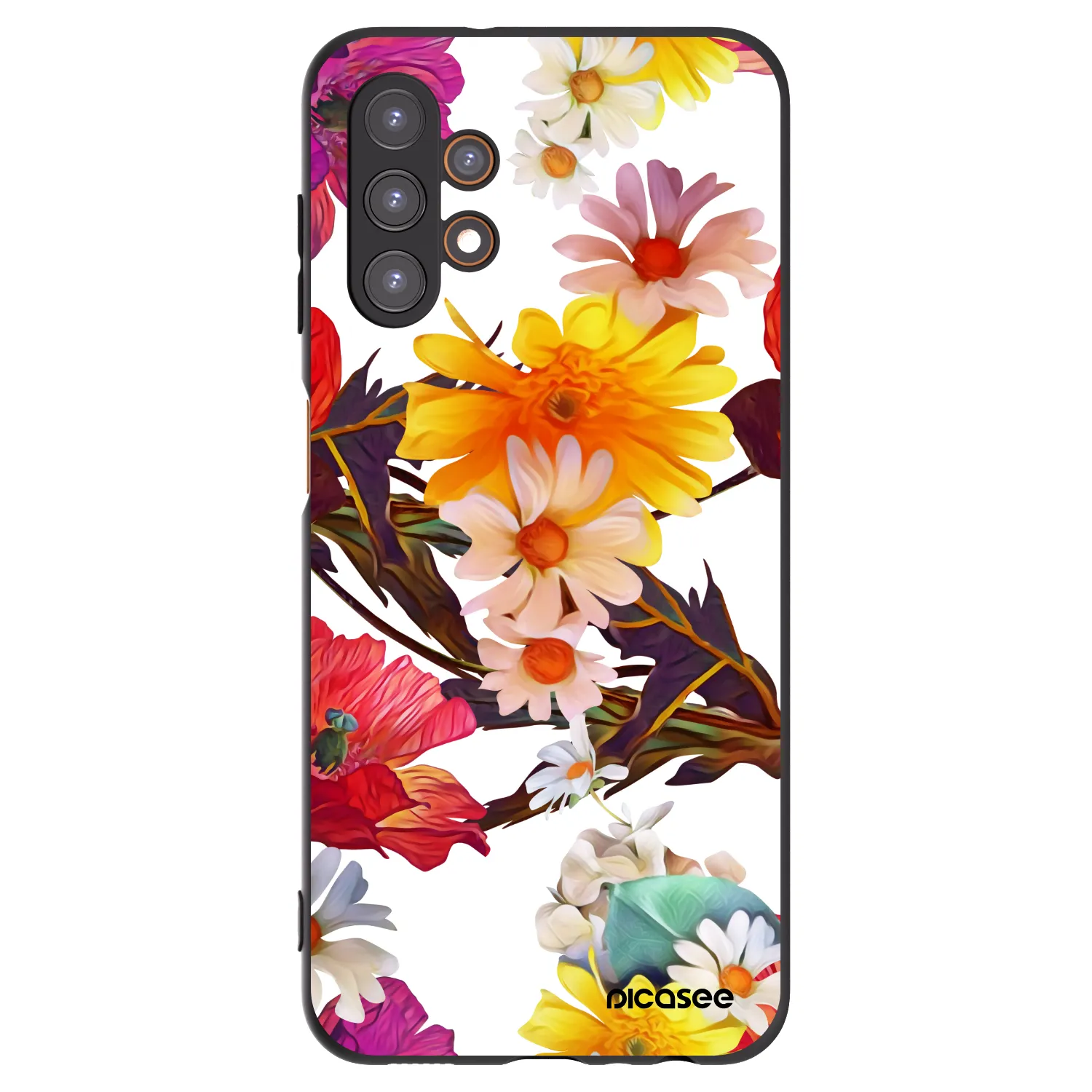 Picasee Μαύρη θήκη σιλικόνης για Samsung Galaxy A13 5G - Meadow