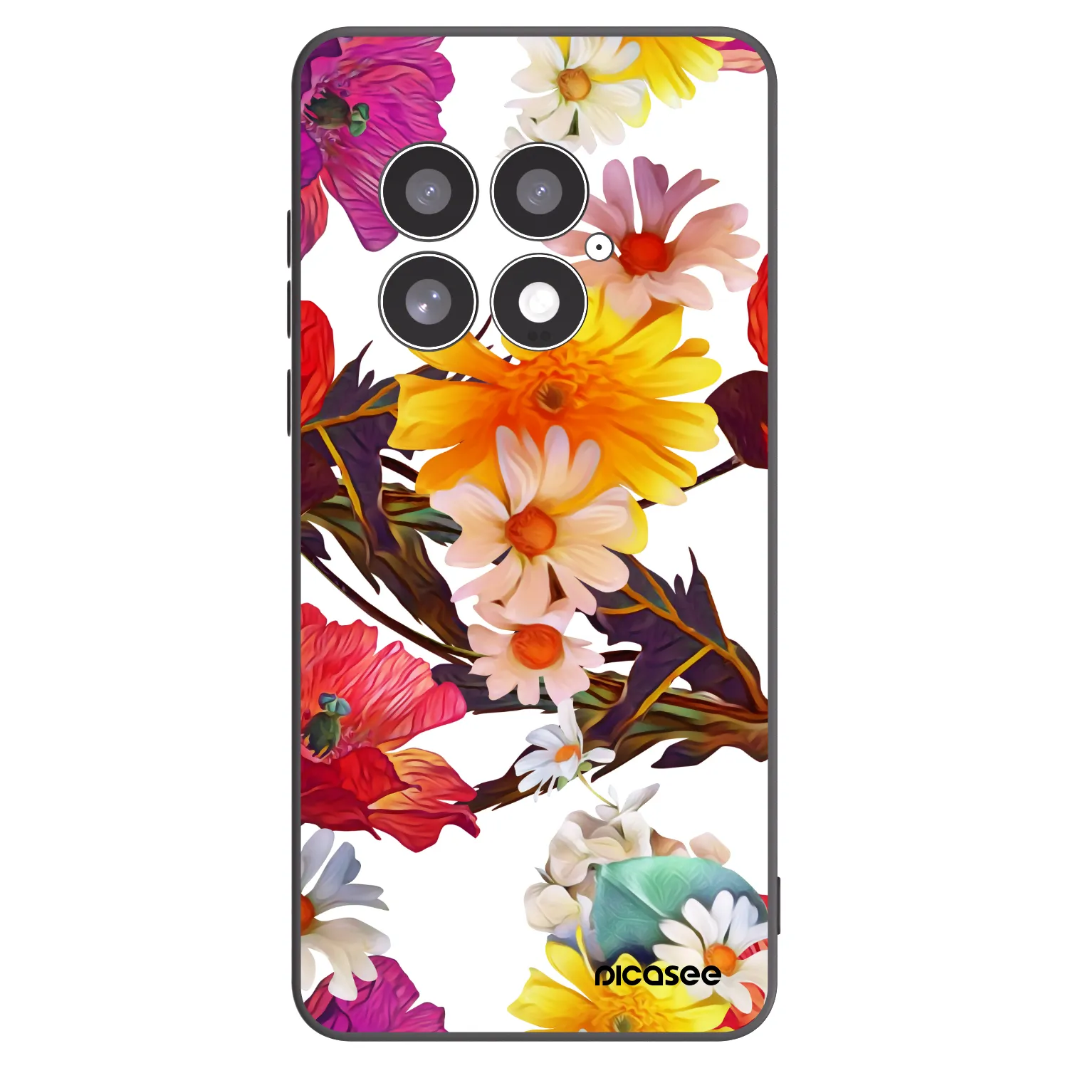 Picasee Μαύρη θήκη σιλικόνης για OnePlus 13 5G - Meadow