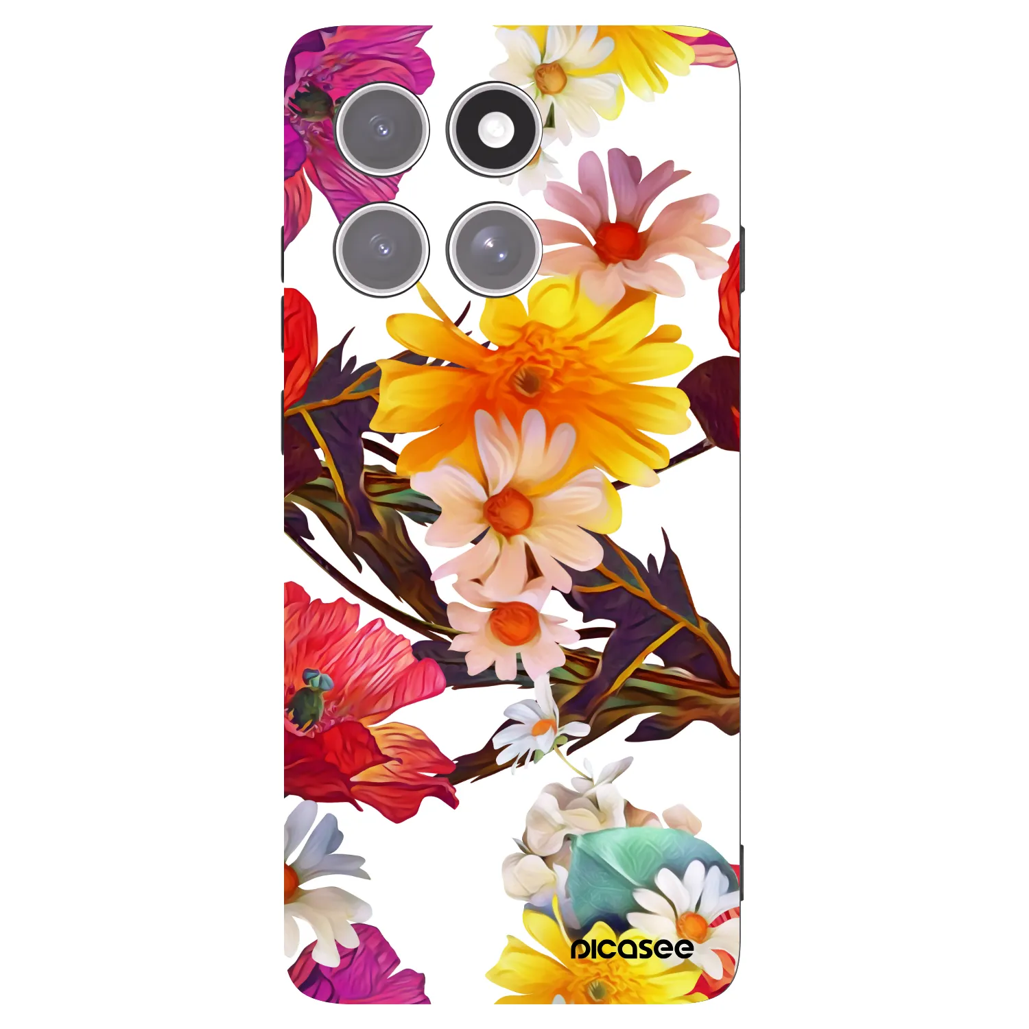 Picasee Μαύρη θήκη σιλικόνης για Motorola Edge 60 Pro - Meadow