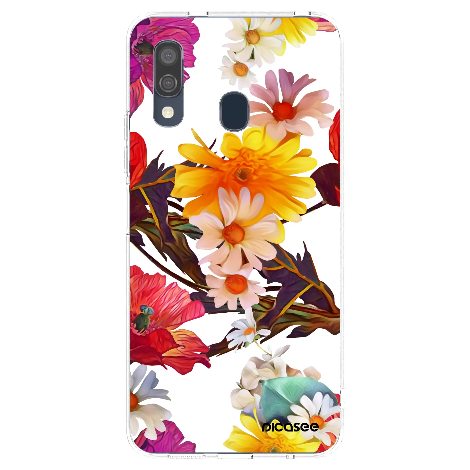 Picasee διαφανής θήκη σιλικόνης Samsung Galaxy A40 A405F - Meadow