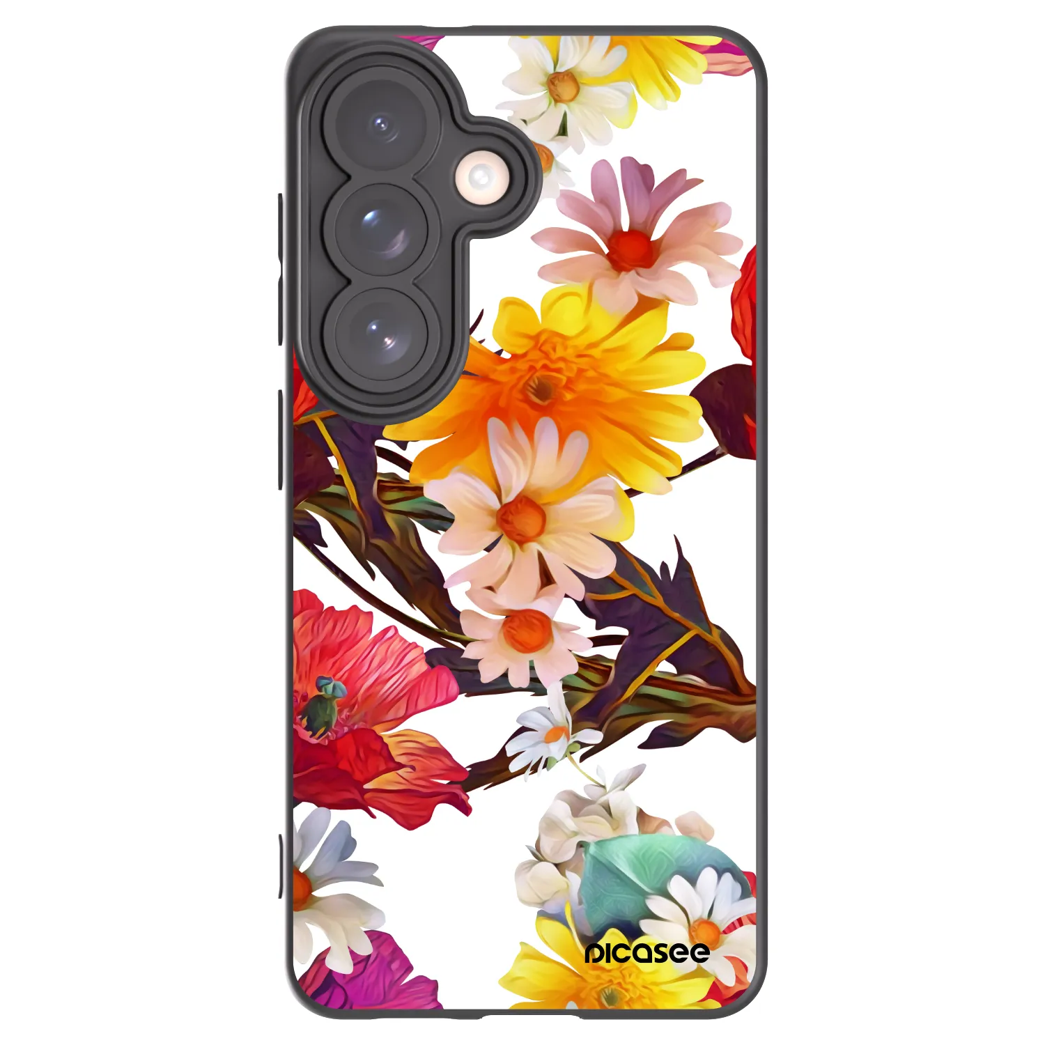 Picasee Μαύρη θήκη σιλικόνης για Samsung Galaxy S26 - Meadow