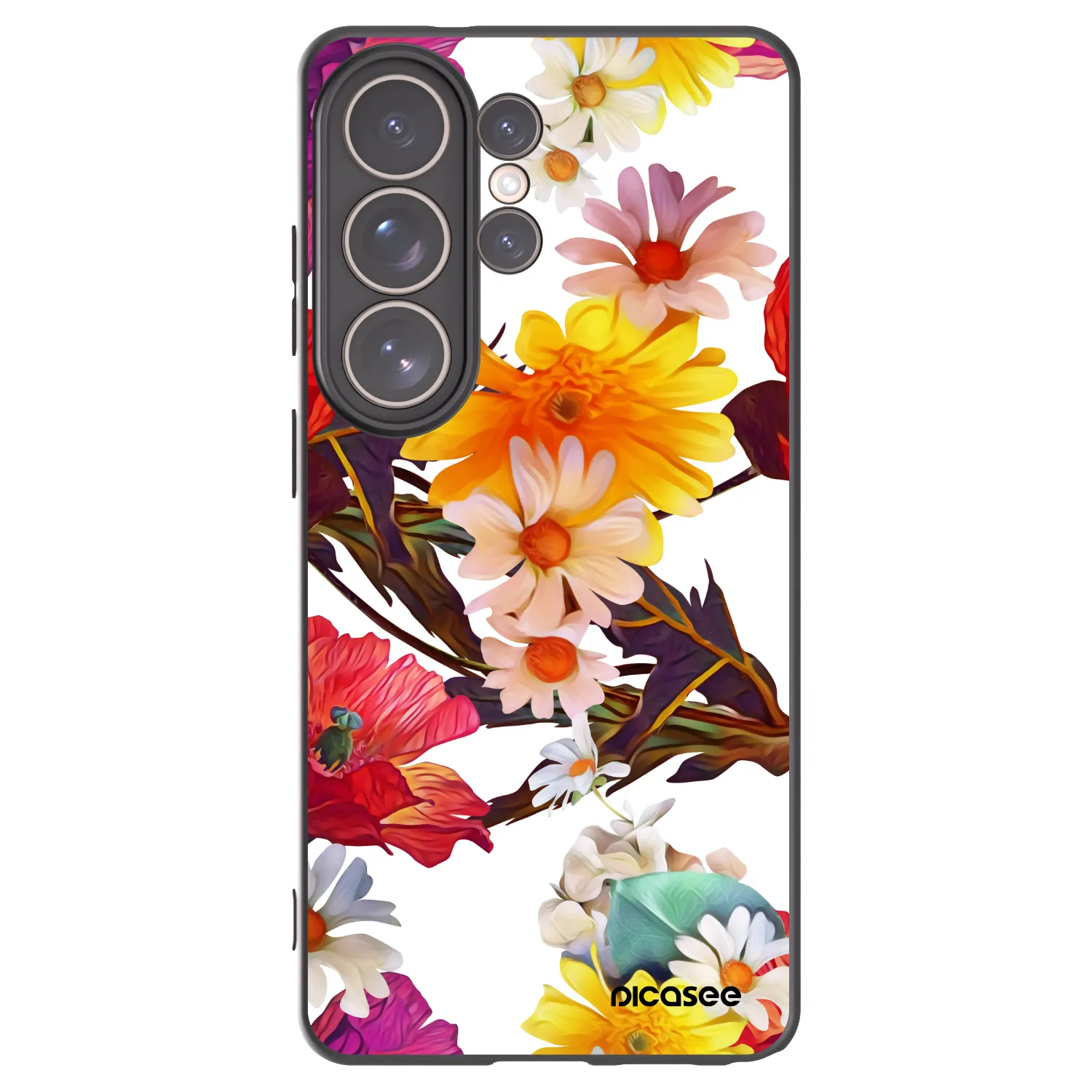 Picasee Μαύρη θήκη σιλικόνης για Samsung Galaxy S26 Ultra - Meadow