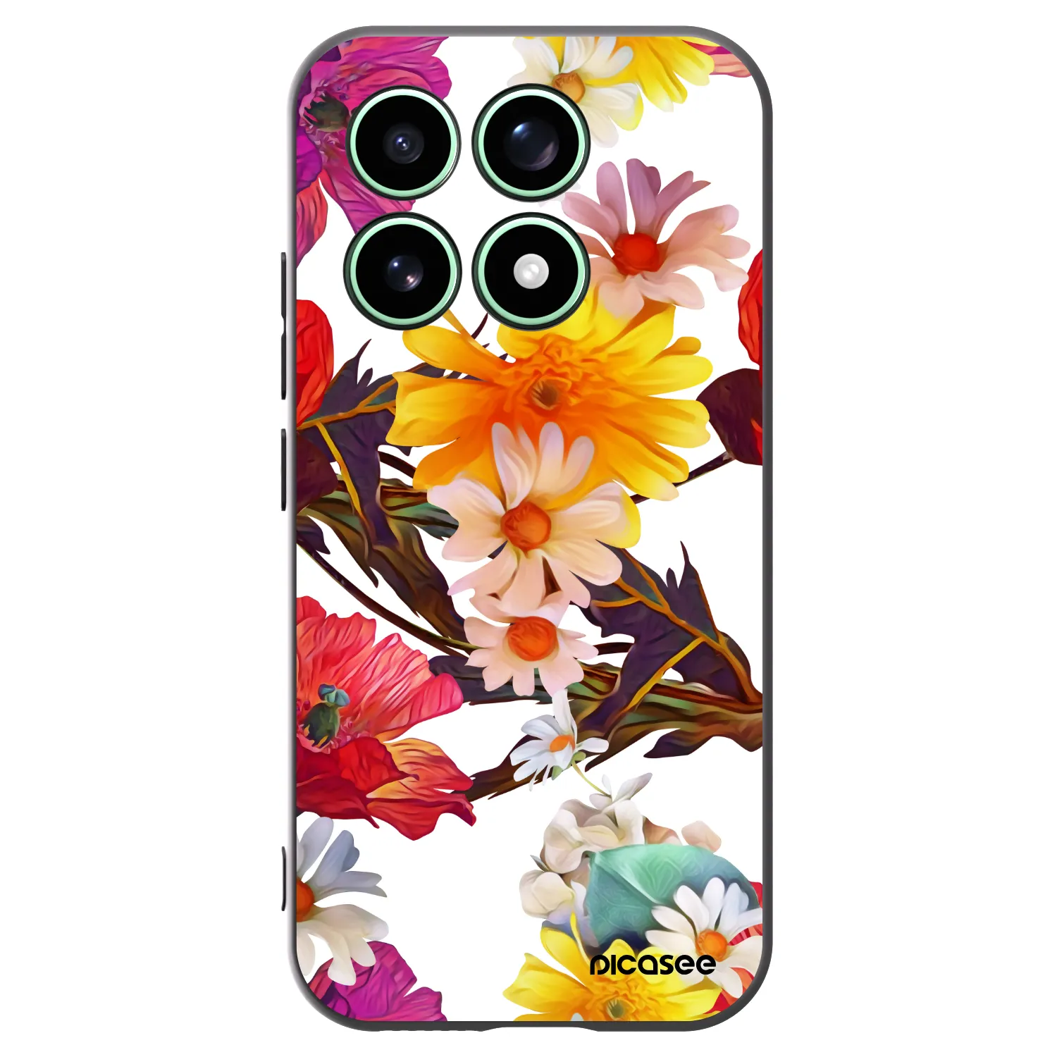 Picasee Μαύρη θήκη σιλικόνης για Xiaomi 17 - Meadow