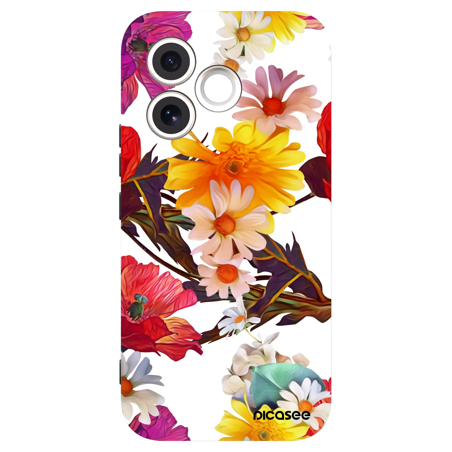 Picasee Μαύρη θήκη σιλικόνης για Honor 600 Lite - Meadow
