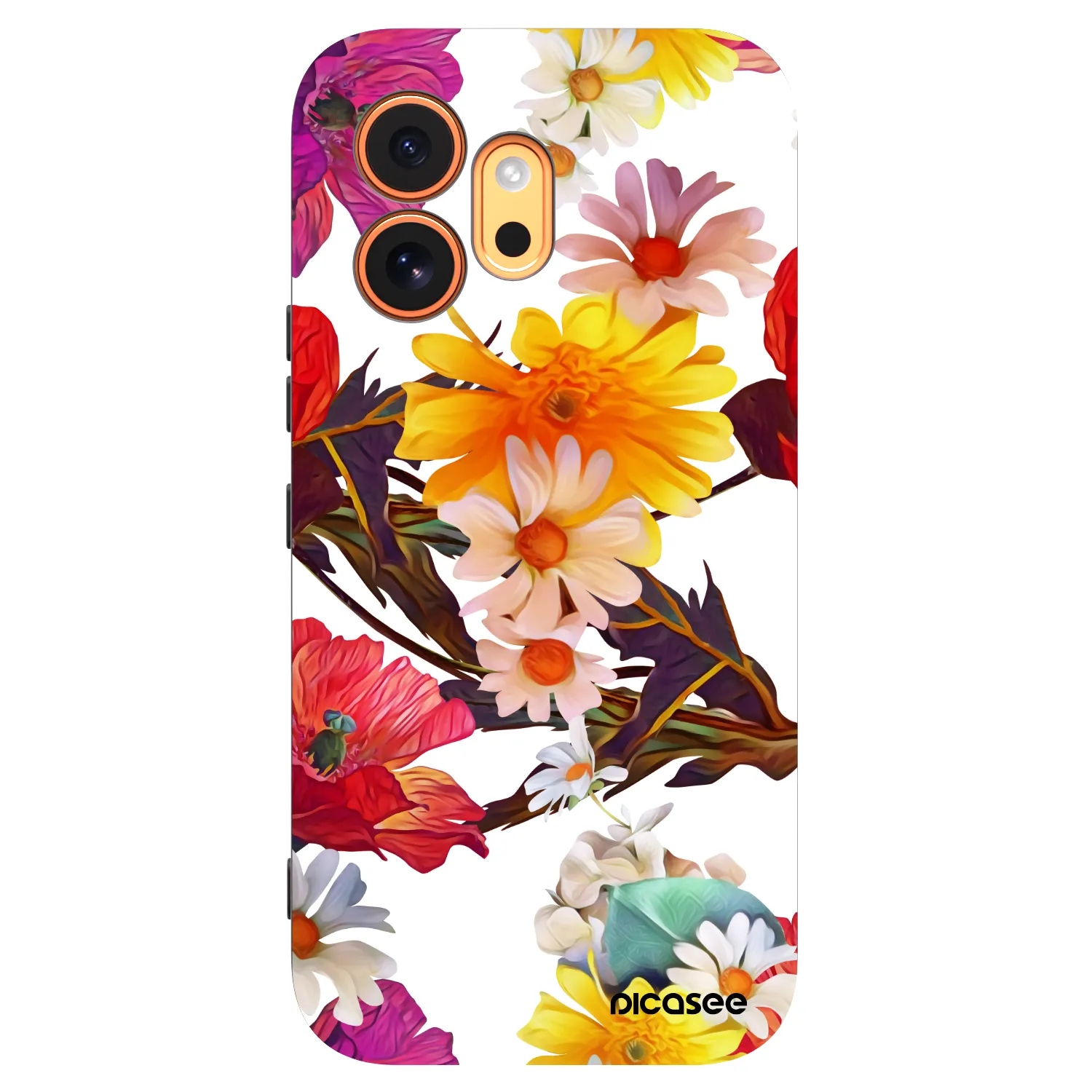 Picasee Μαύρη θήκη σιλικόνης για Honor 600 - Meadow