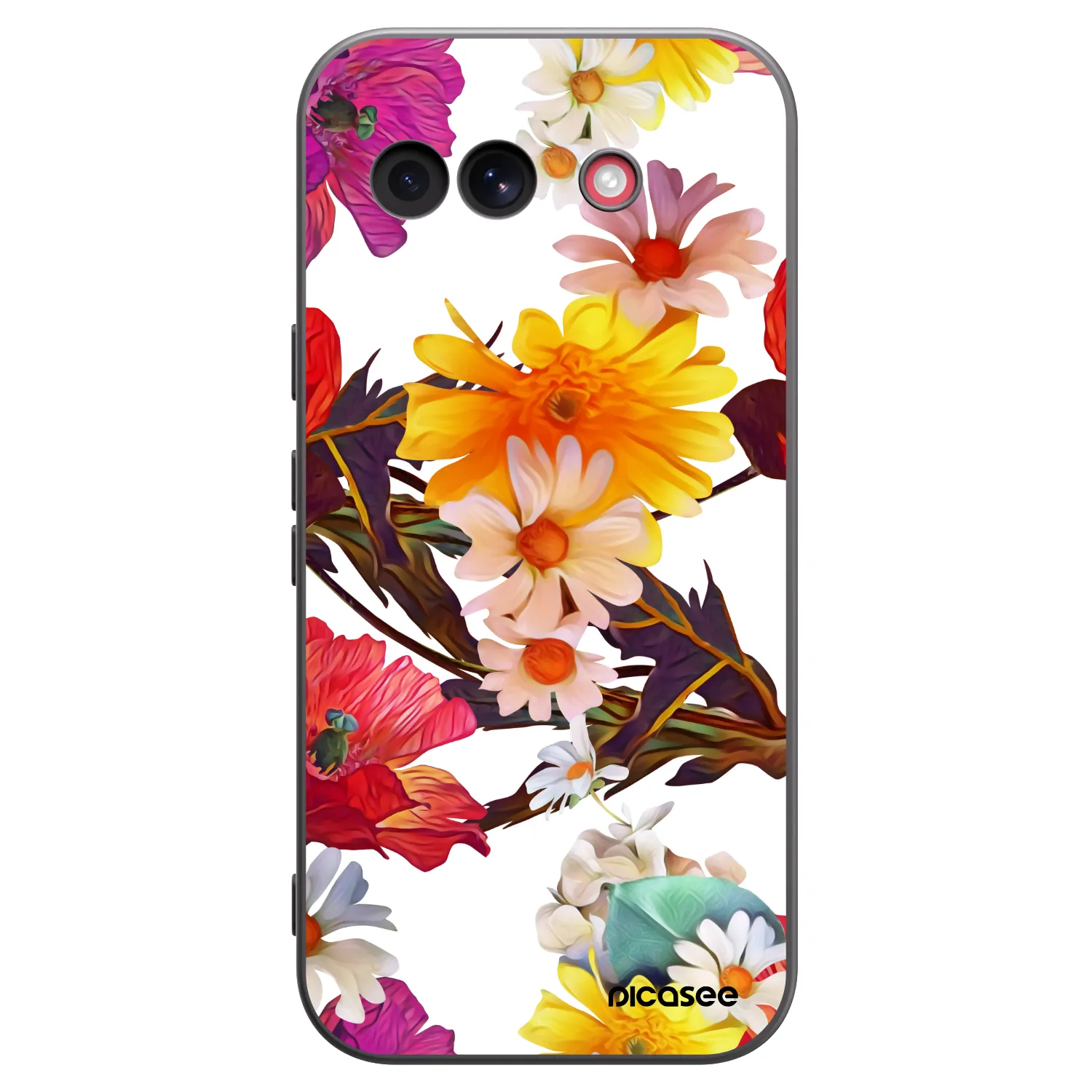 Picasee Μαύρη θήκη σιλικόνης για Google Pixel 10a - Meadow