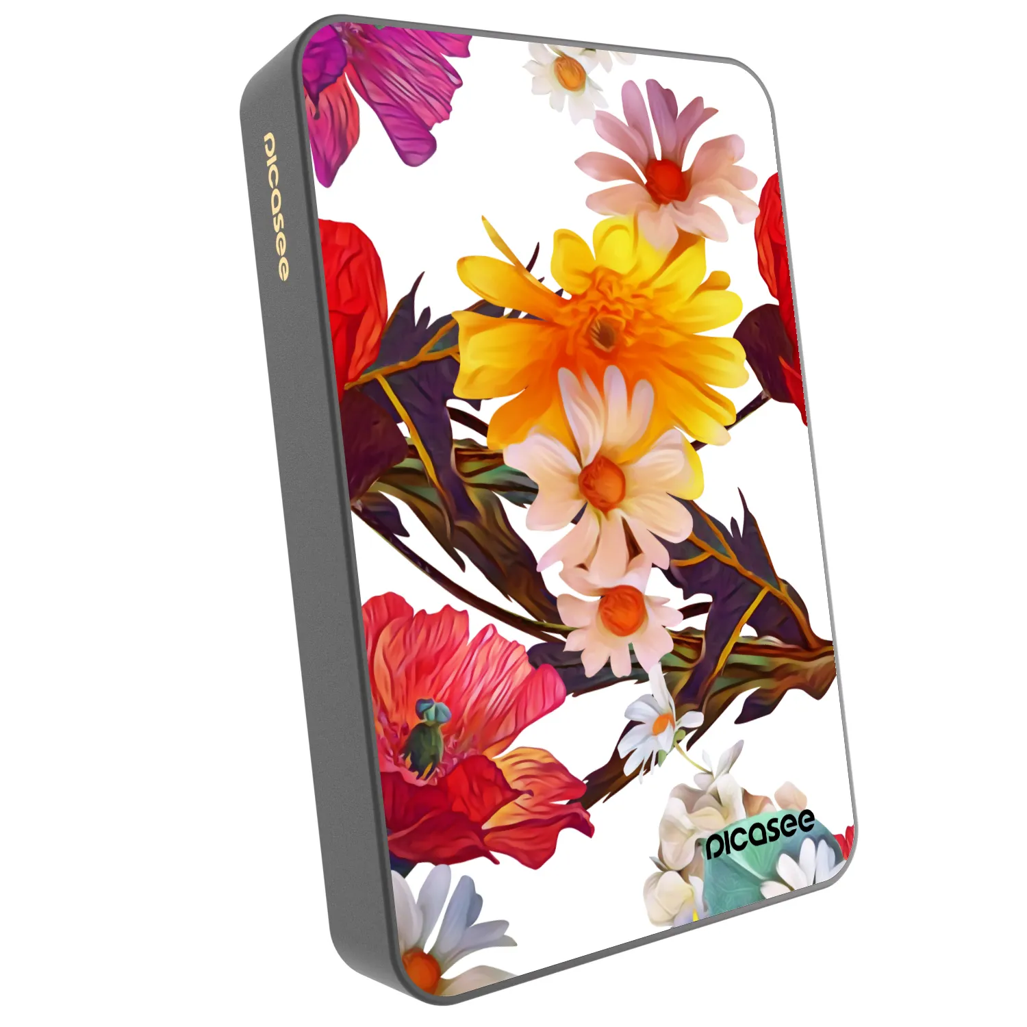 Picasee Powerbank με MagSafe 10 000 mAh Γκρί - Meadow