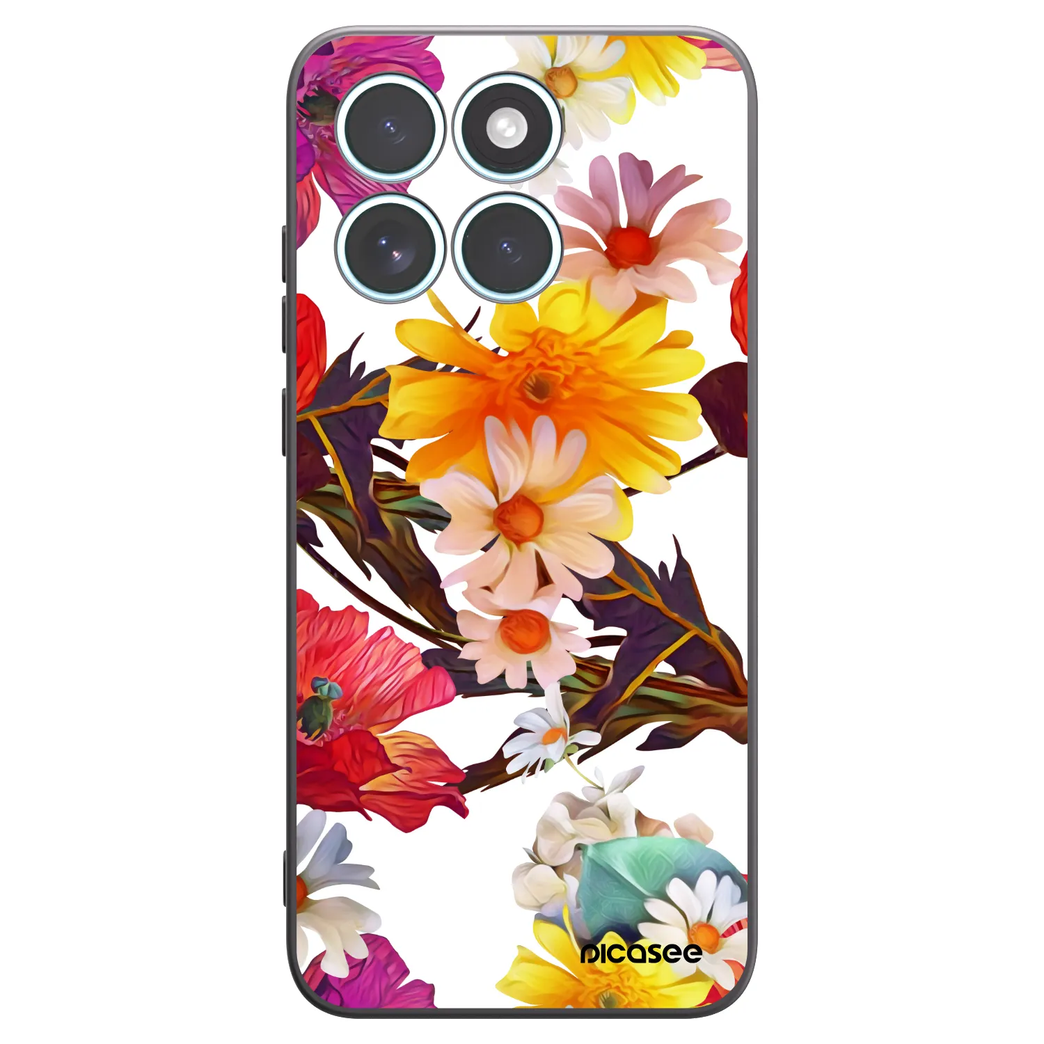 Picasee Μαύρη θήκη σιλικόνης για Motorola Edge 70 Fusion - Meadow