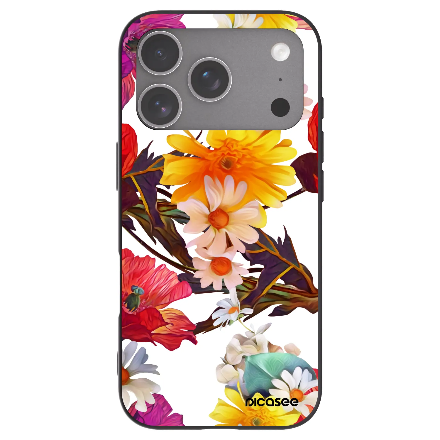 Picasee Μαύρη θήκη σιλικόνης για Apple iPhone 18 Pro - Meadow