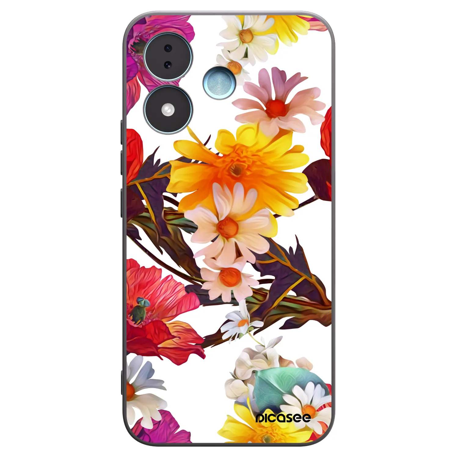 Picasee Μαύρη θήκη σιλικόνης για Xiaomi Redmi Note 17 5G - Meadow