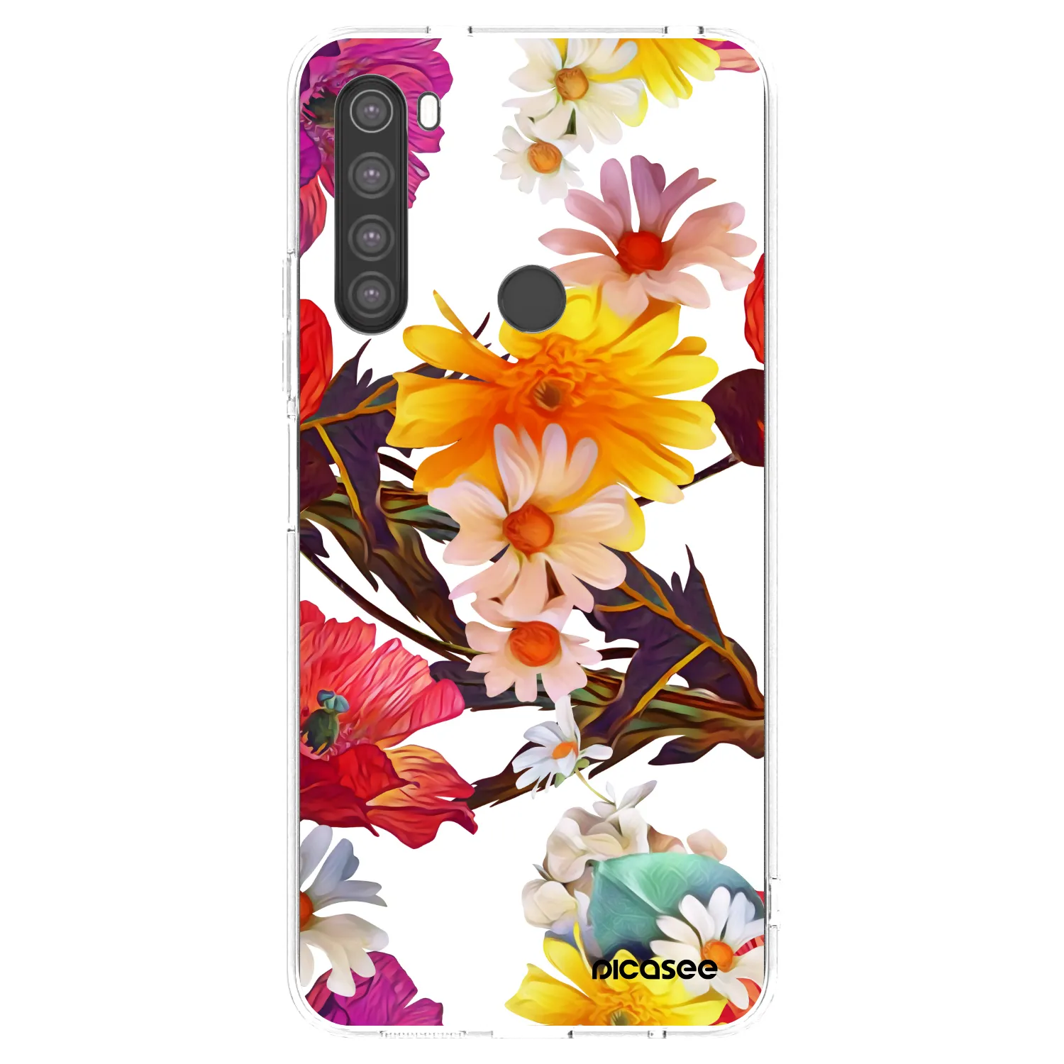 Picasee διαφανής θήκη σιλικόνης Xiaomi Redmi Note 8 - Meadow