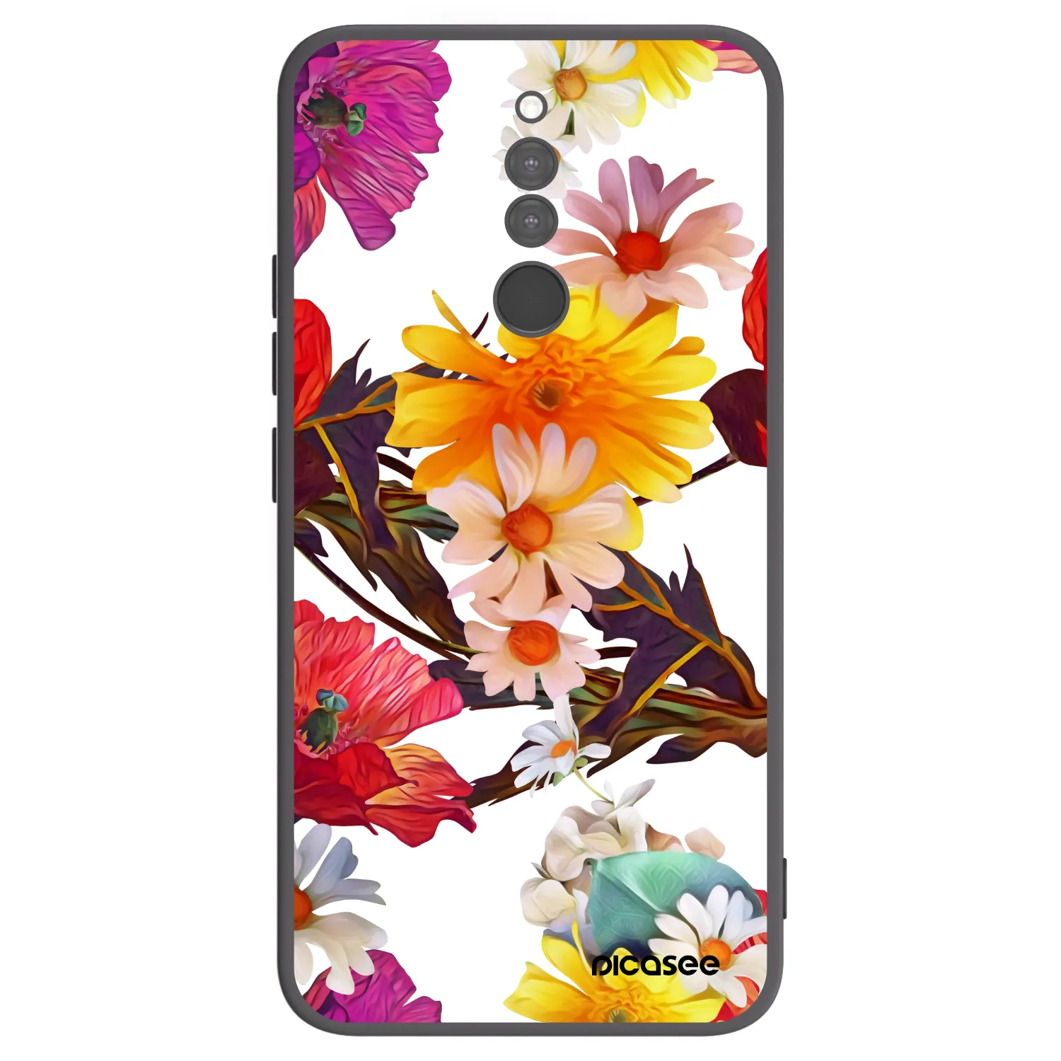 Picasee Μαύρη θήκη σιλικόνης για Xiaomi Redmi 8 - Meadow