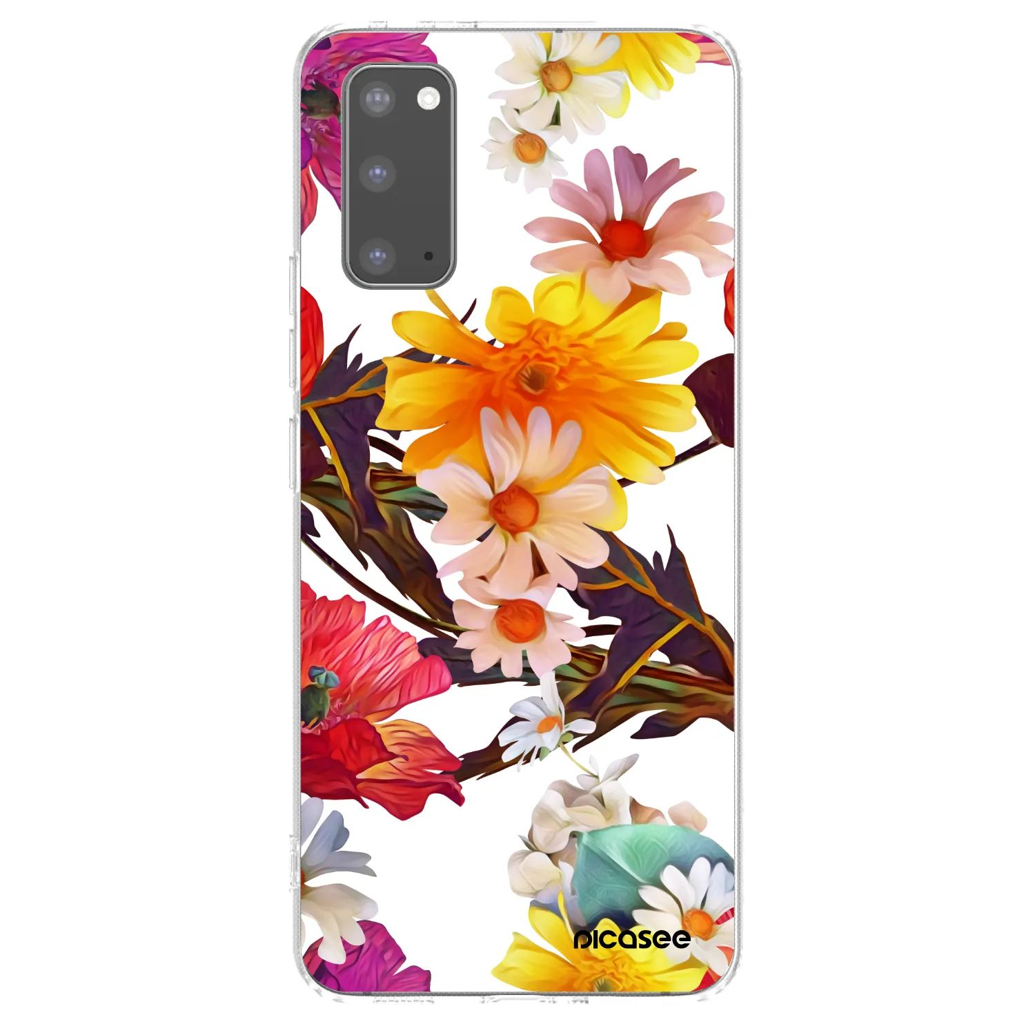 Picasee διαφανής θήκη σιλικόνης Samsung Galaxy S20 G980F - Meadow