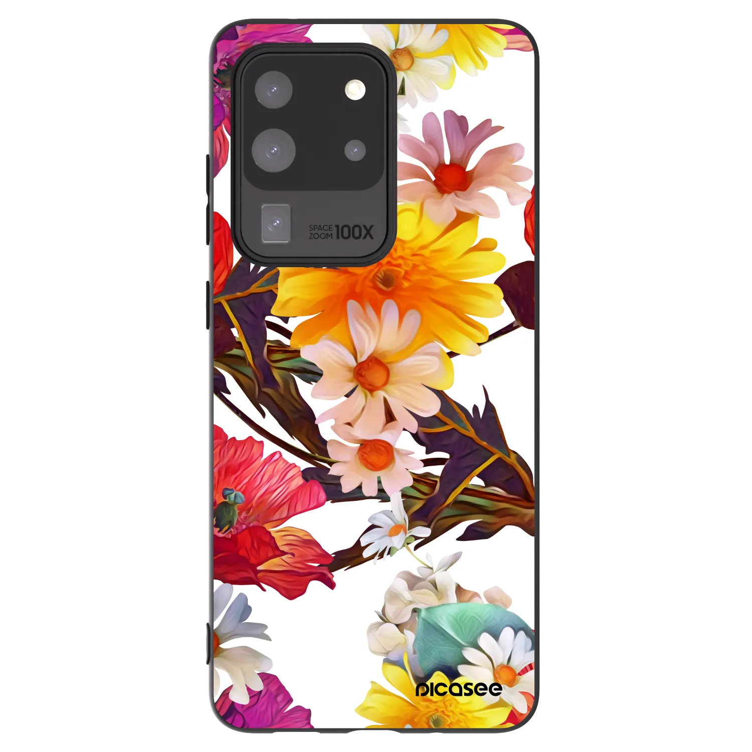 Picasee Μαύρη θήκη σιλικόνης για Samsung Galaxy S20 Ultra 5G G988F - Meadow