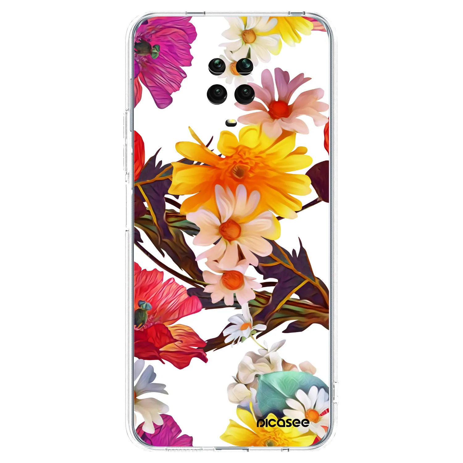 Picasee διαφανής θήκη σιλικόνης Xiaomi Redmi Note 9 Pro - Meadow