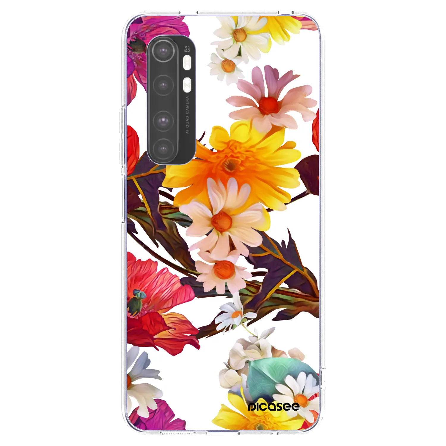 Picasee διαφανής θήκη σιλικόνης Xiaomi Mi Note 10 Lite - Meadow