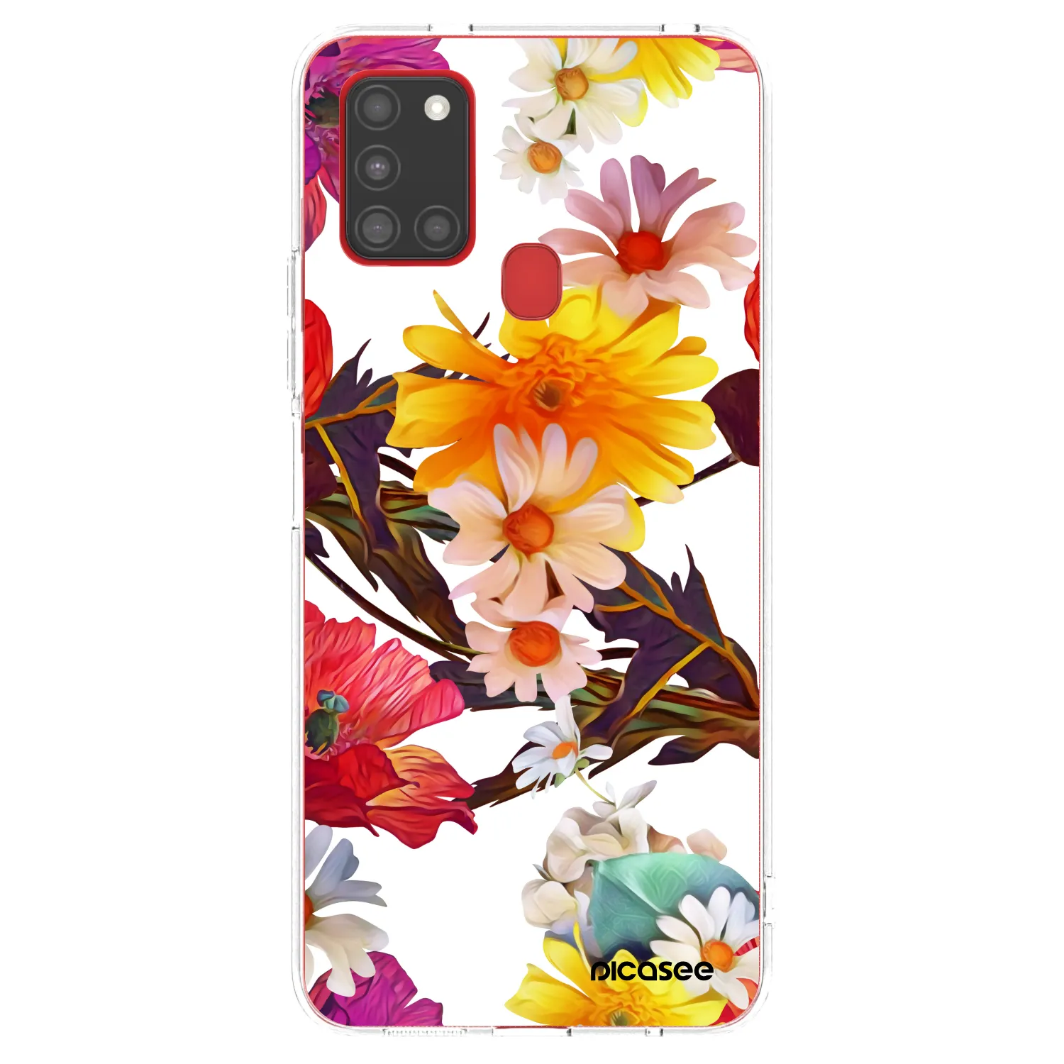 Picasee διαφανής θήκη σιλικόνης Samsung Galaxy A21s - Meadow