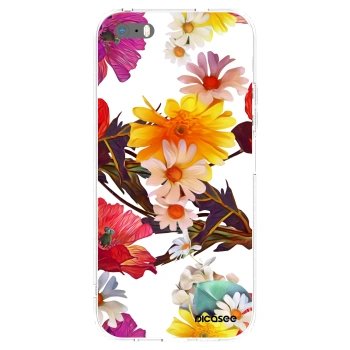 Picasee διαφανής θήκη σιλικόνης Apple iPhone 5/5S/SE - Meadow
