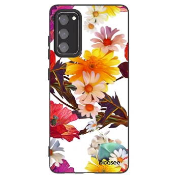 Picasee Μαύρη θήκη σιλικόνης για Samsung Galaxy S20 FE - Meadow