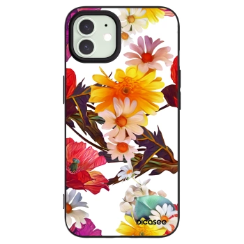 Picasee Μαύρη θήκη σιλικόνης για Apple iPhone 12 Pro - Meadow