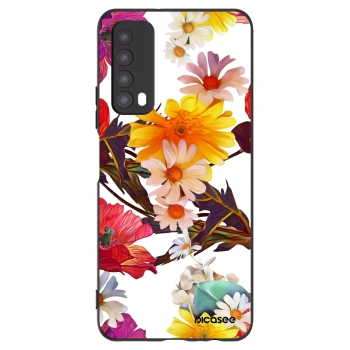 Picasee Μαύρη θήκη σιλικόνης για Huawei P Smart 2021 - Meadow