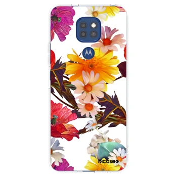 Picasee διαφανής θήκη σιλικόνης Motorola Moto G9 Play - Meadow